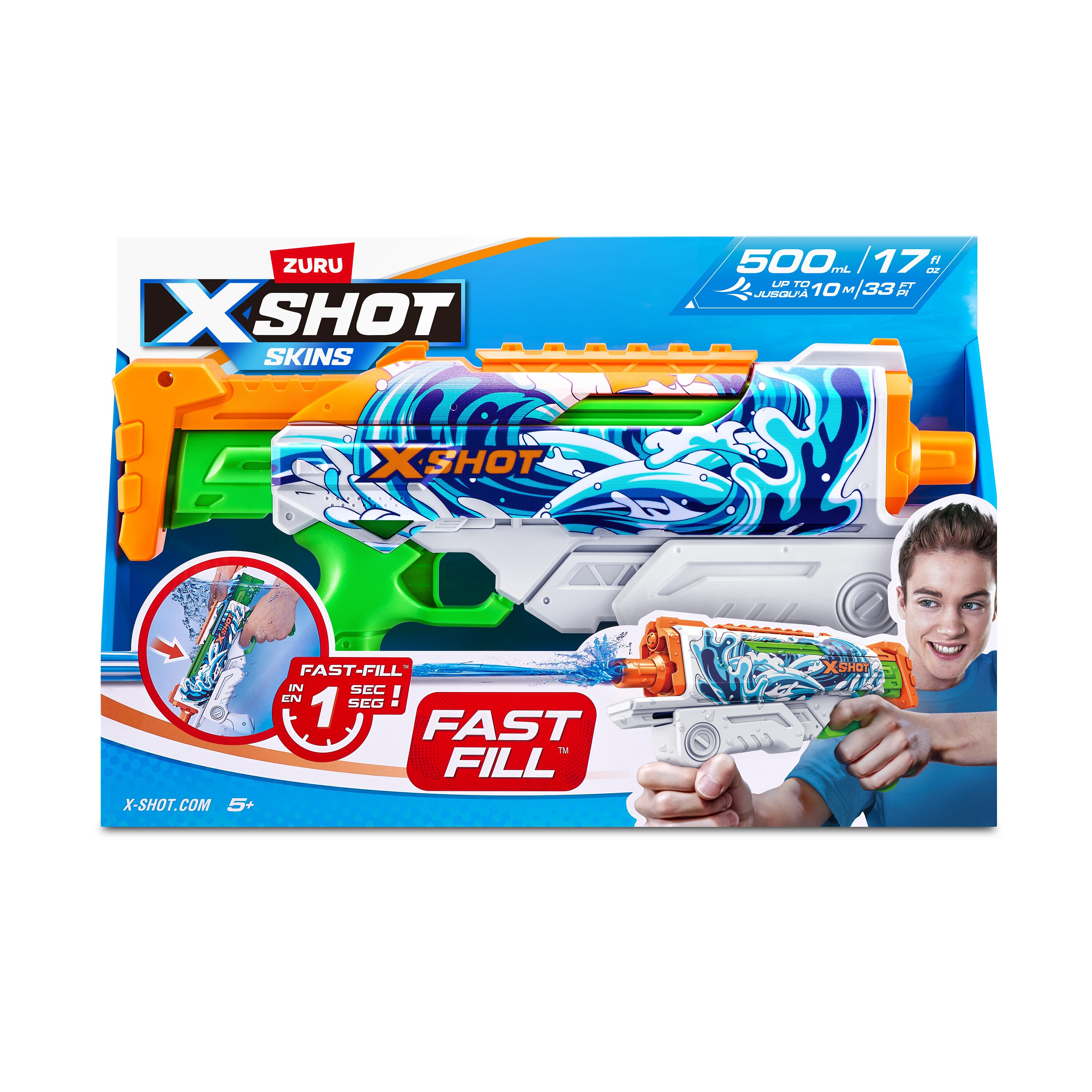 Pistola de agua Fast Fill Skins Hyperload X-Shot 11