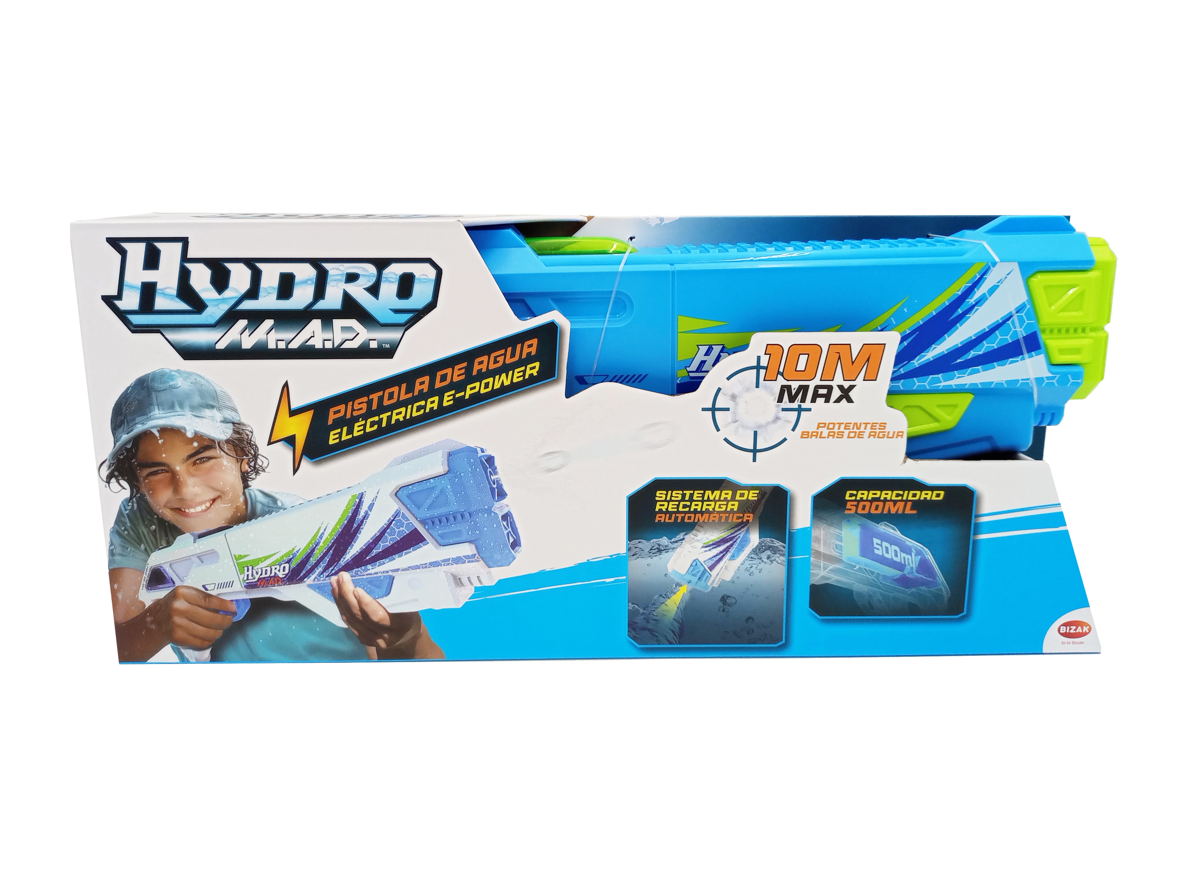 Pistola de agua Hydro Mad Blaster Bizak 4
