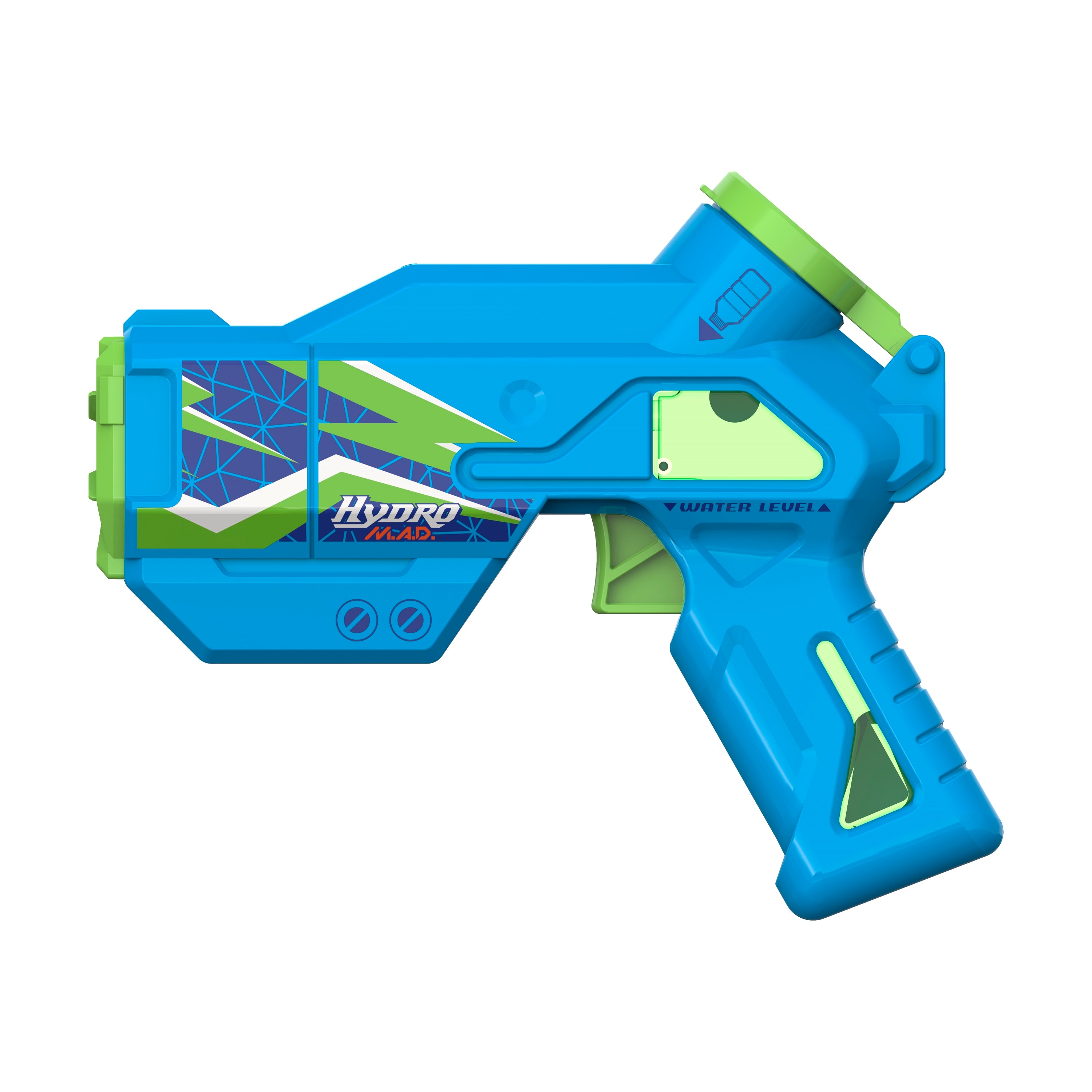 Pack doble Pistola de agua Hydro Mad Mini Blaster Bizak 6