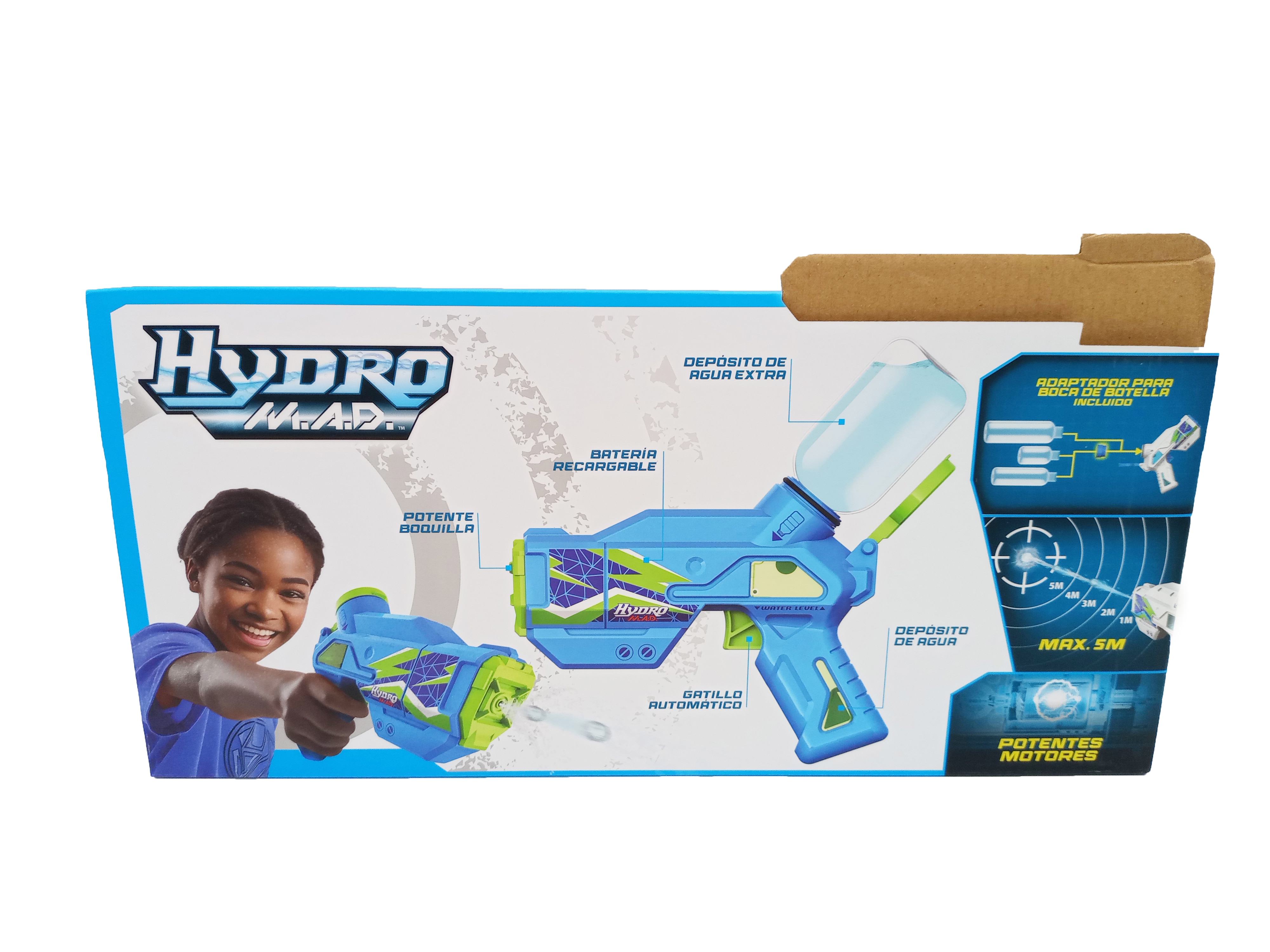 Pack doble Pistola de agua Hydro Mad Mini Blaster Bizak 11