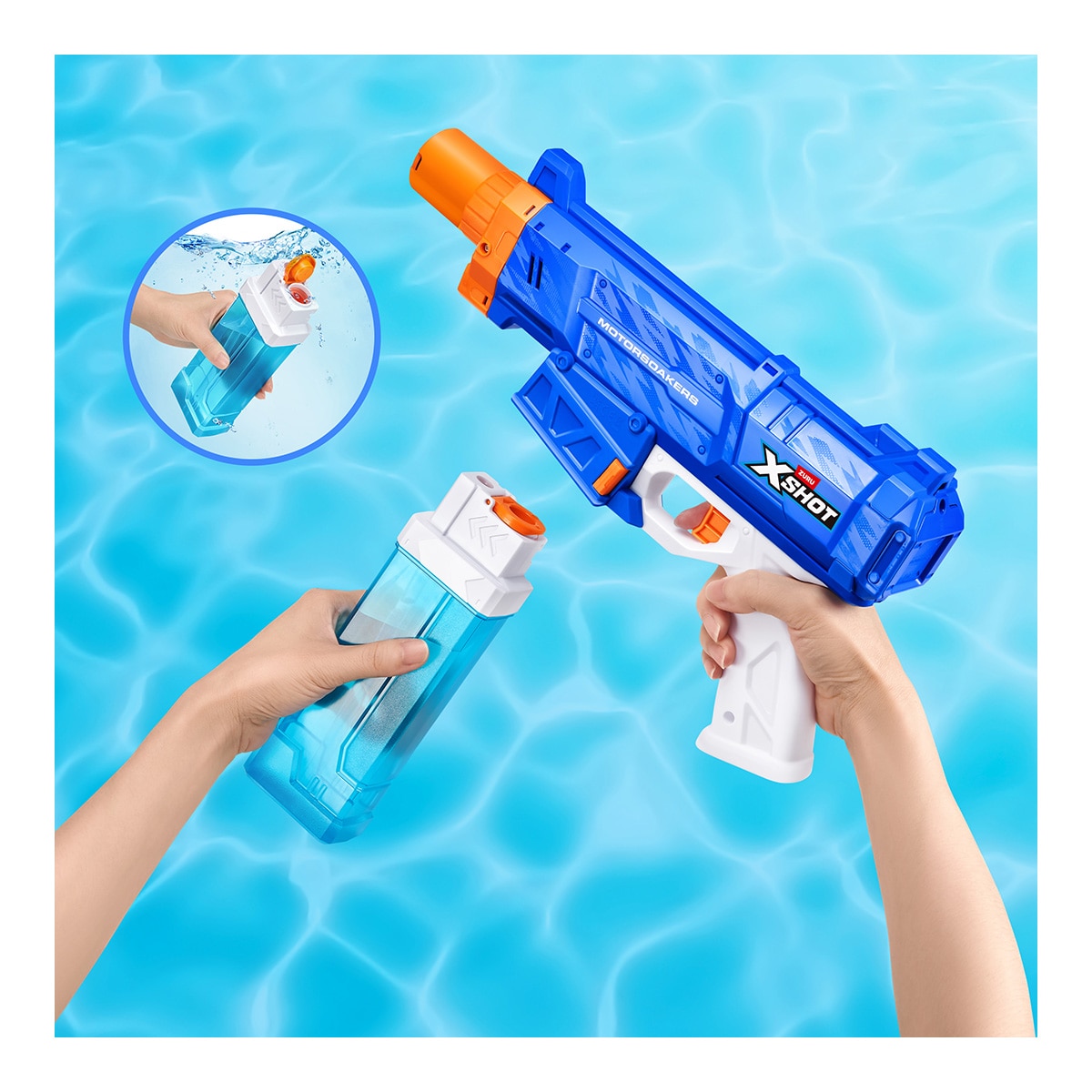 Lanzadora de Agua Electrica Turbo Stream Xshot Water Fast Fill Zuru 3