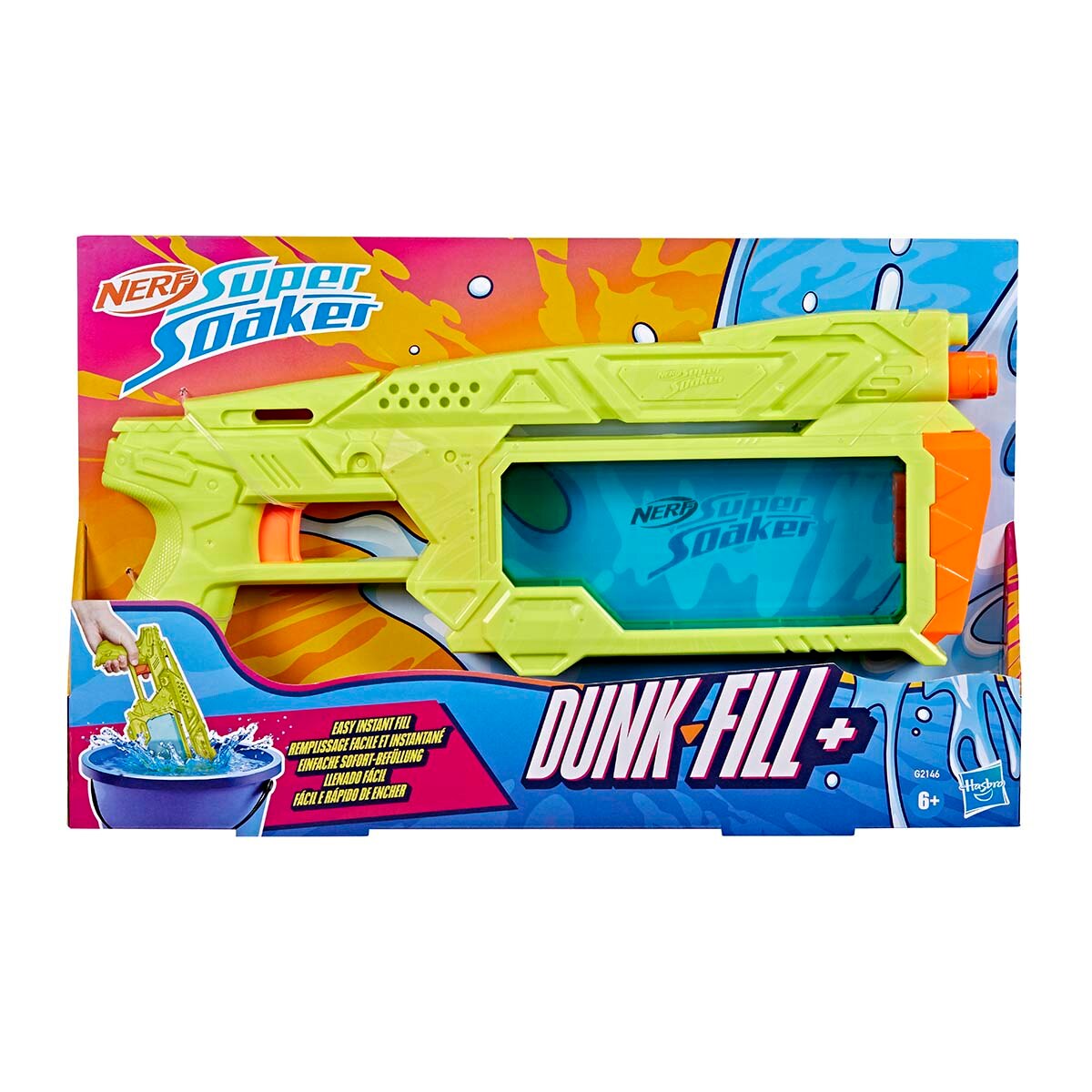 Pistola de agua Nerf Super Soaker Dunk-Fill+ Hasbro 2
