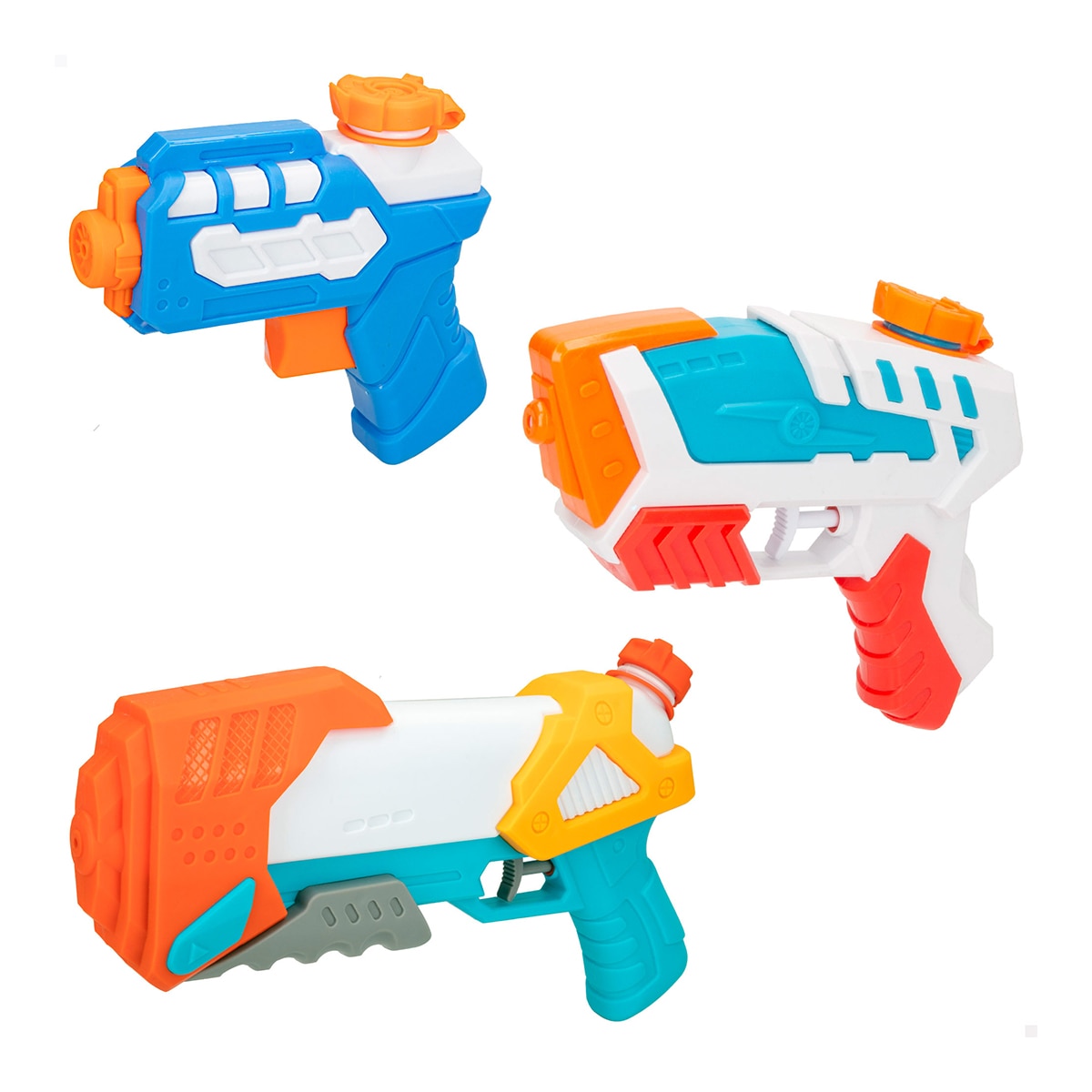 Imagen 0 de Pistola de Agua Pack 3 Aqua World Colorbaby