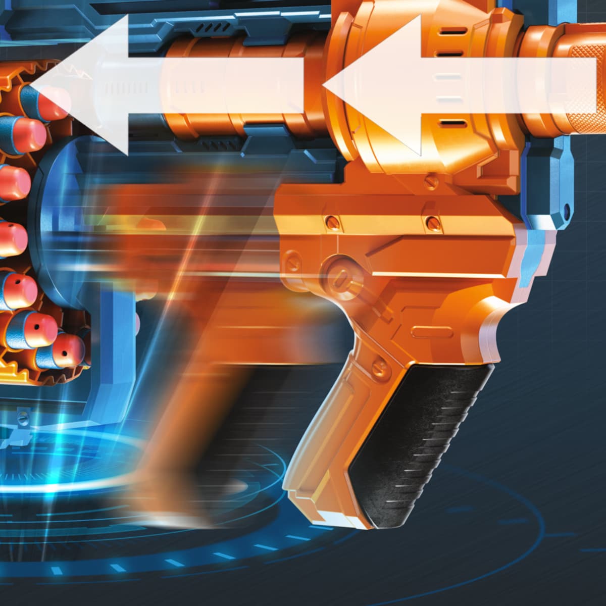 Lanzador Elite 2.0 Commander RD-6 de Nerf 3