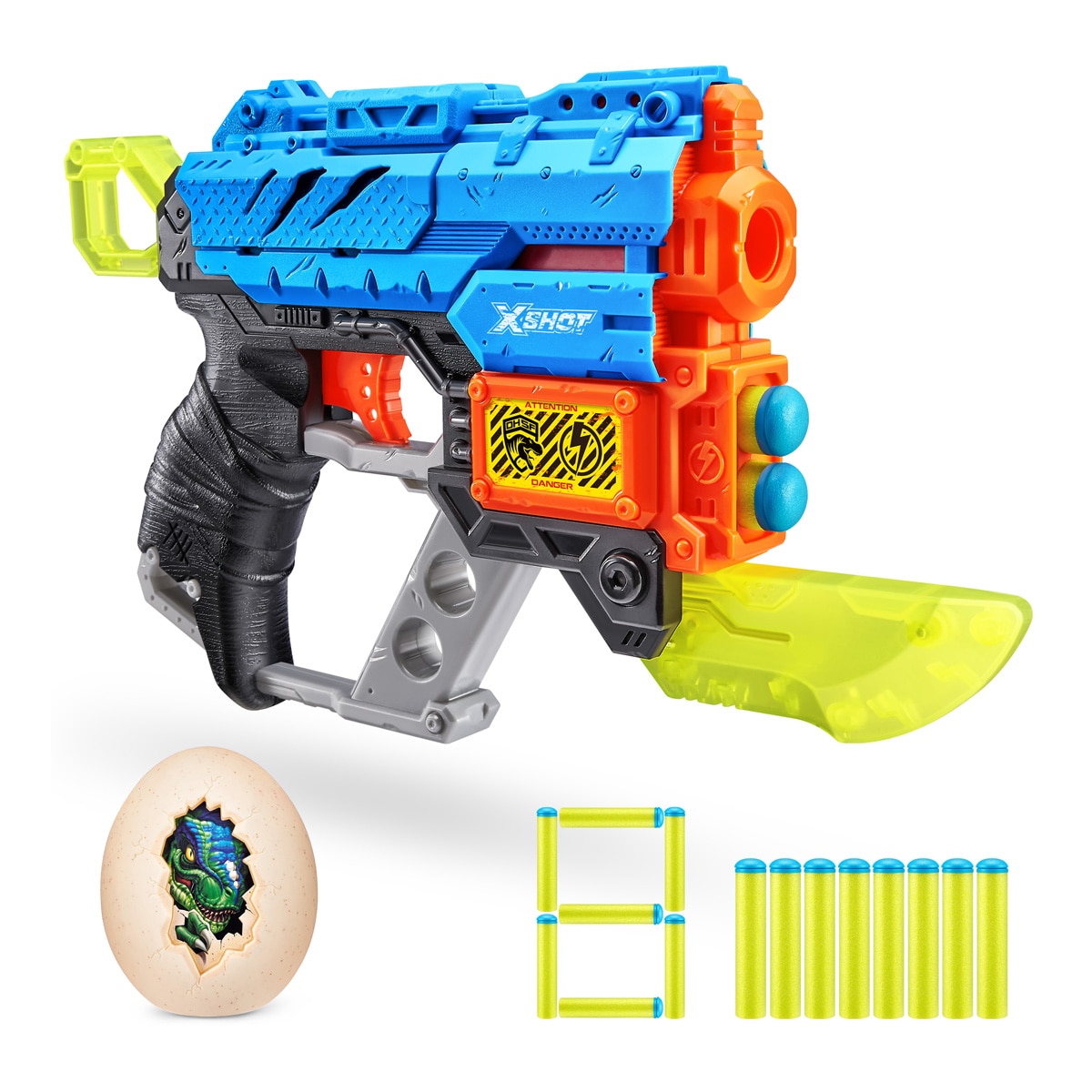 Imagen 0 de Lanzadora Dino Attack Extinct con dino-diana y 8 dardos