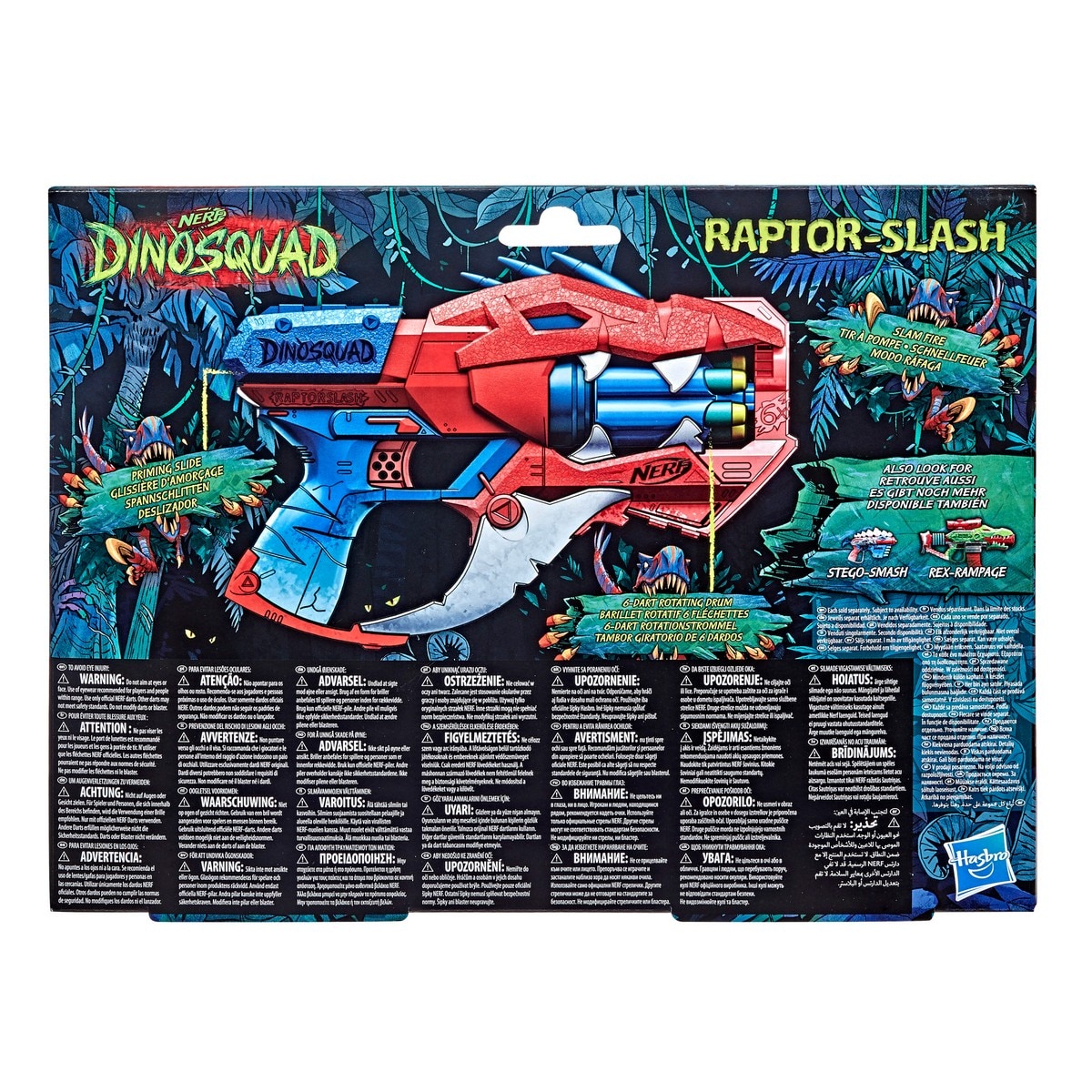 Lanzador Nerf Raptor Slash DinoSquad 2