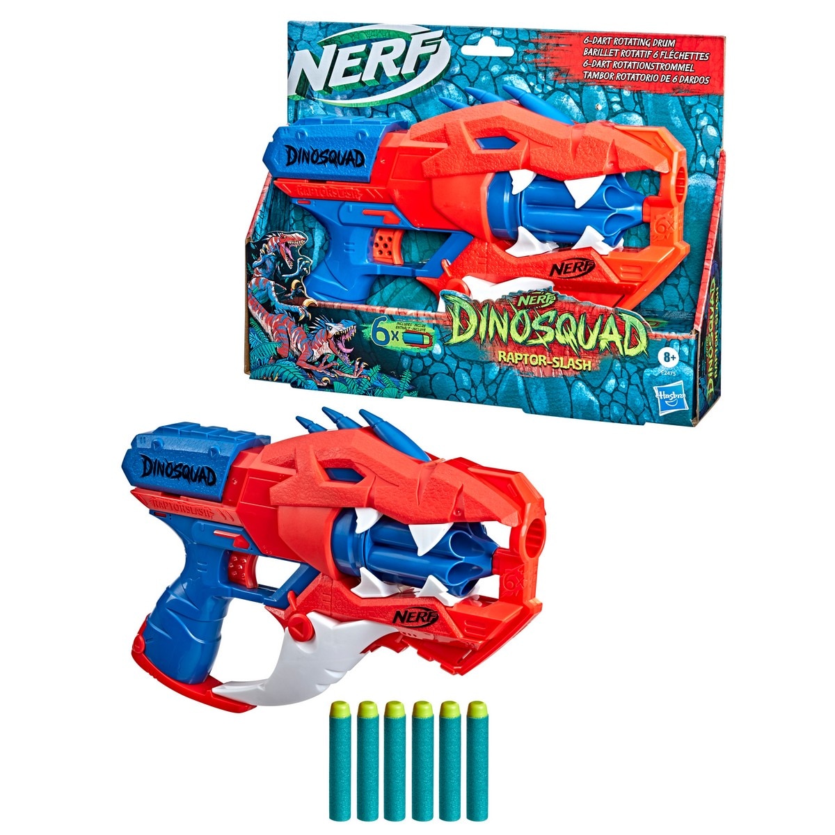 Lanzador Nerf Raptor Slash DinoSquad 3