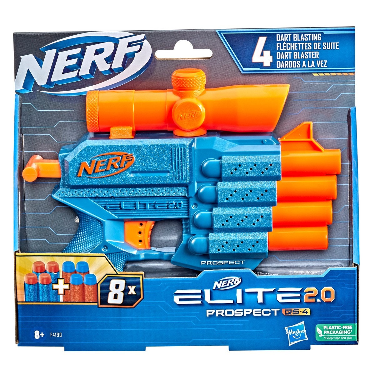 Imagen 0 de Lanzador Nerf elite 2.0 Prospect QS 4