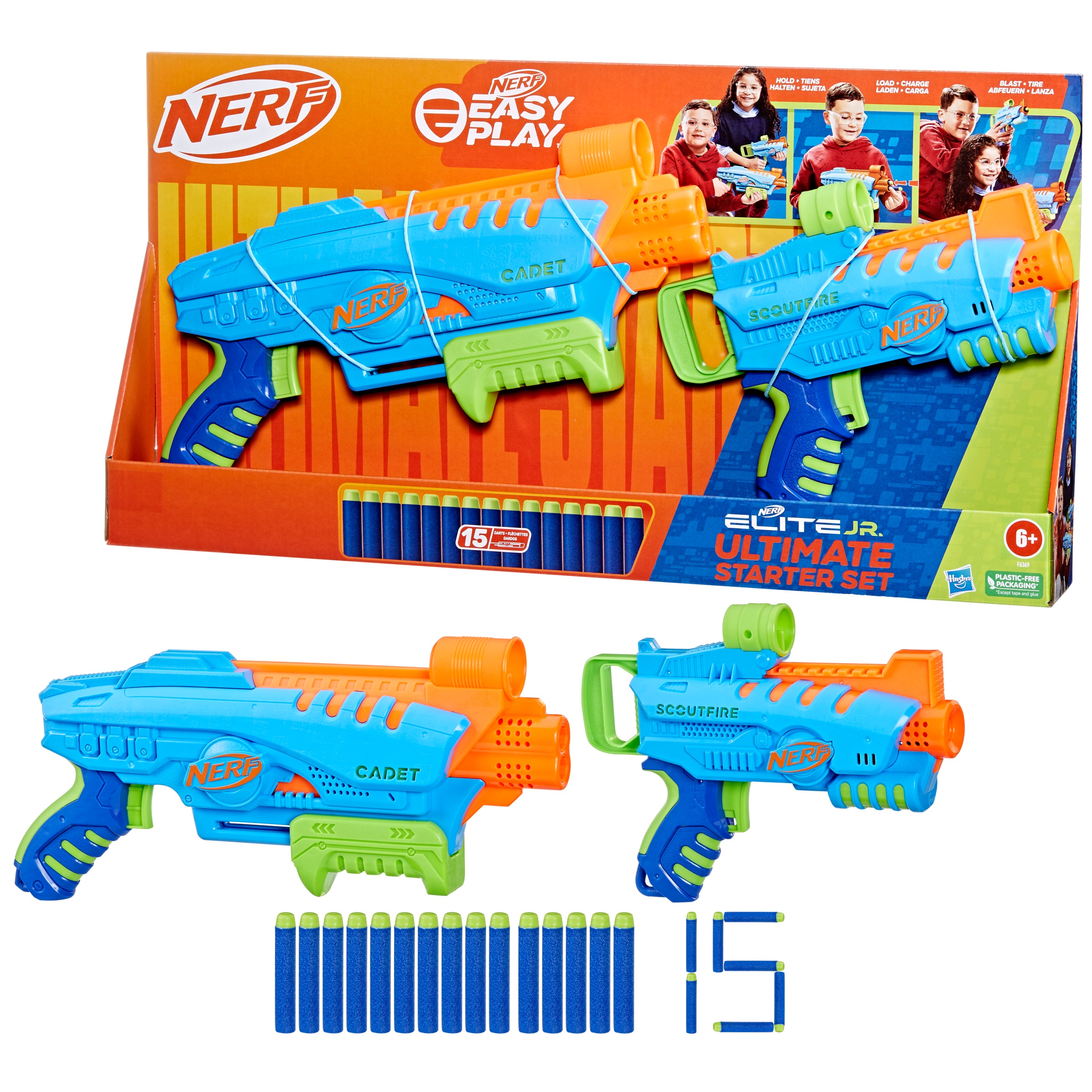 Nerf Elite Junior Kit De Inicio 3