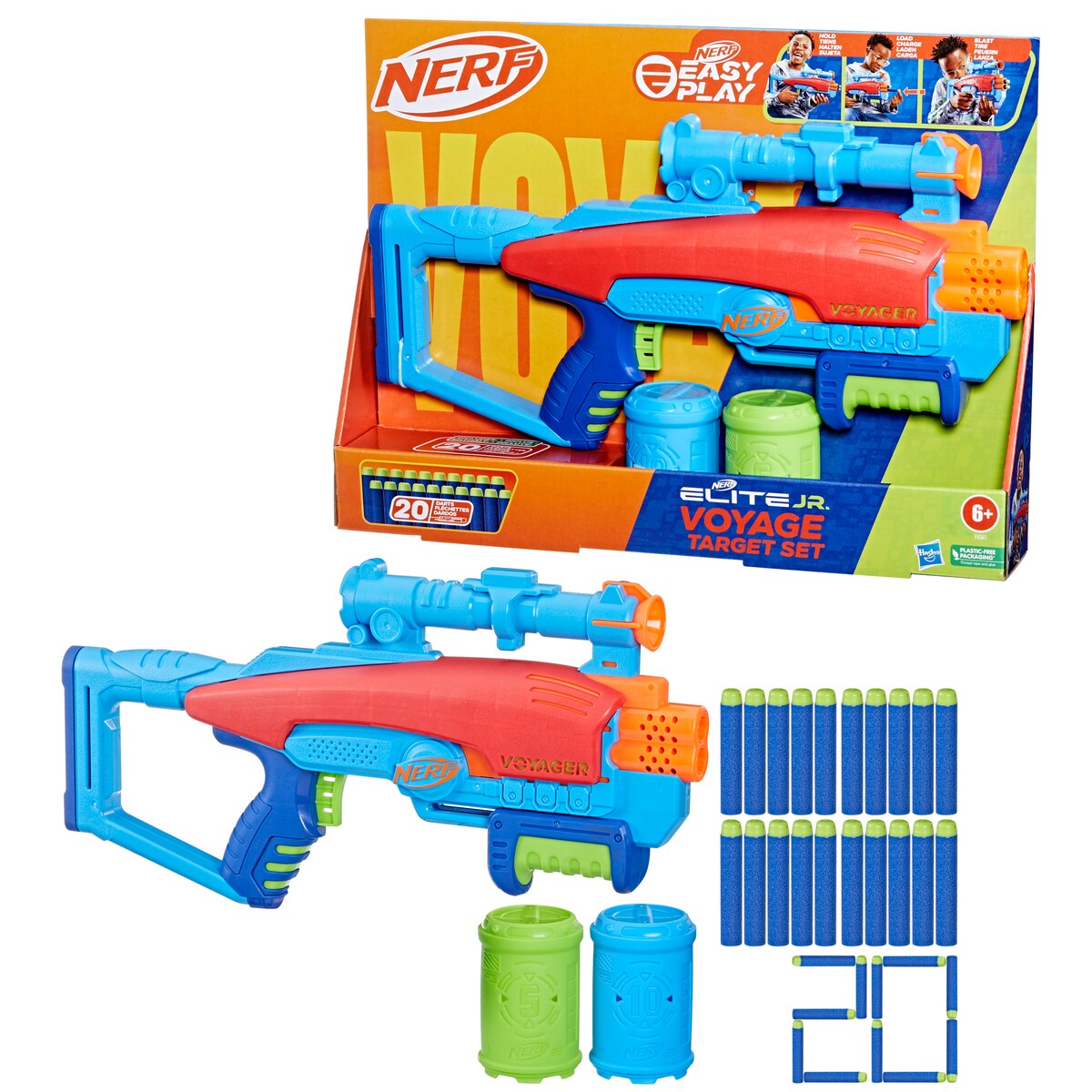 Juego de objetivos Voyage Nerf Elite Junior 3