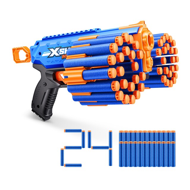 Lanzador Manic Insanity con 24 dardos X-Shot