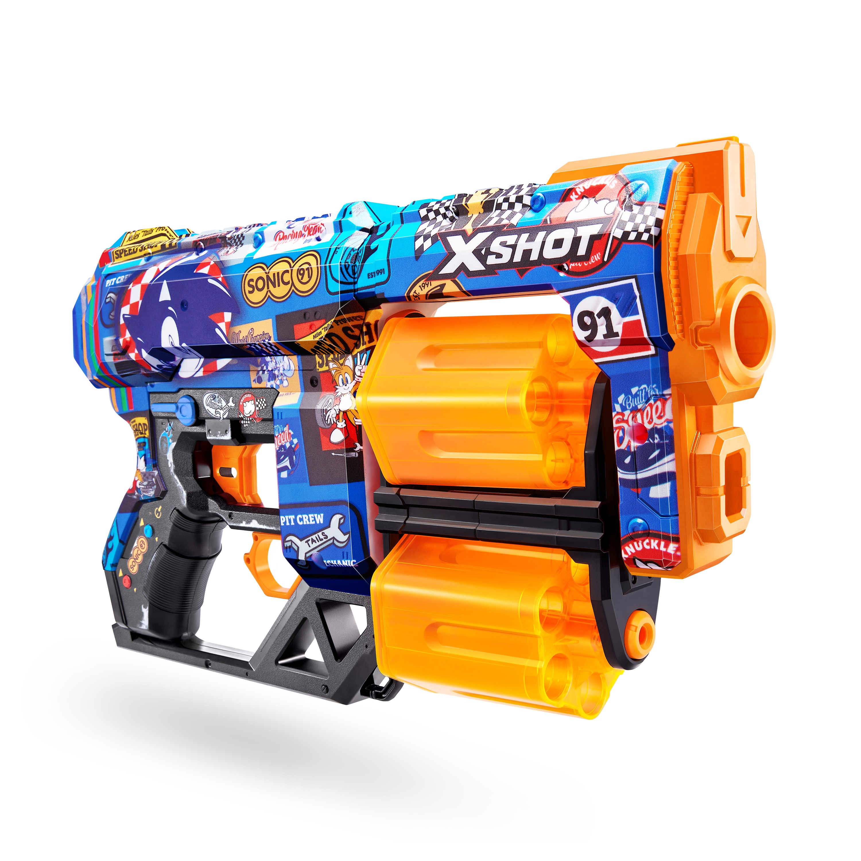 Lanzadora Dread Sonic Skins con 12 dardos X-Shot 12