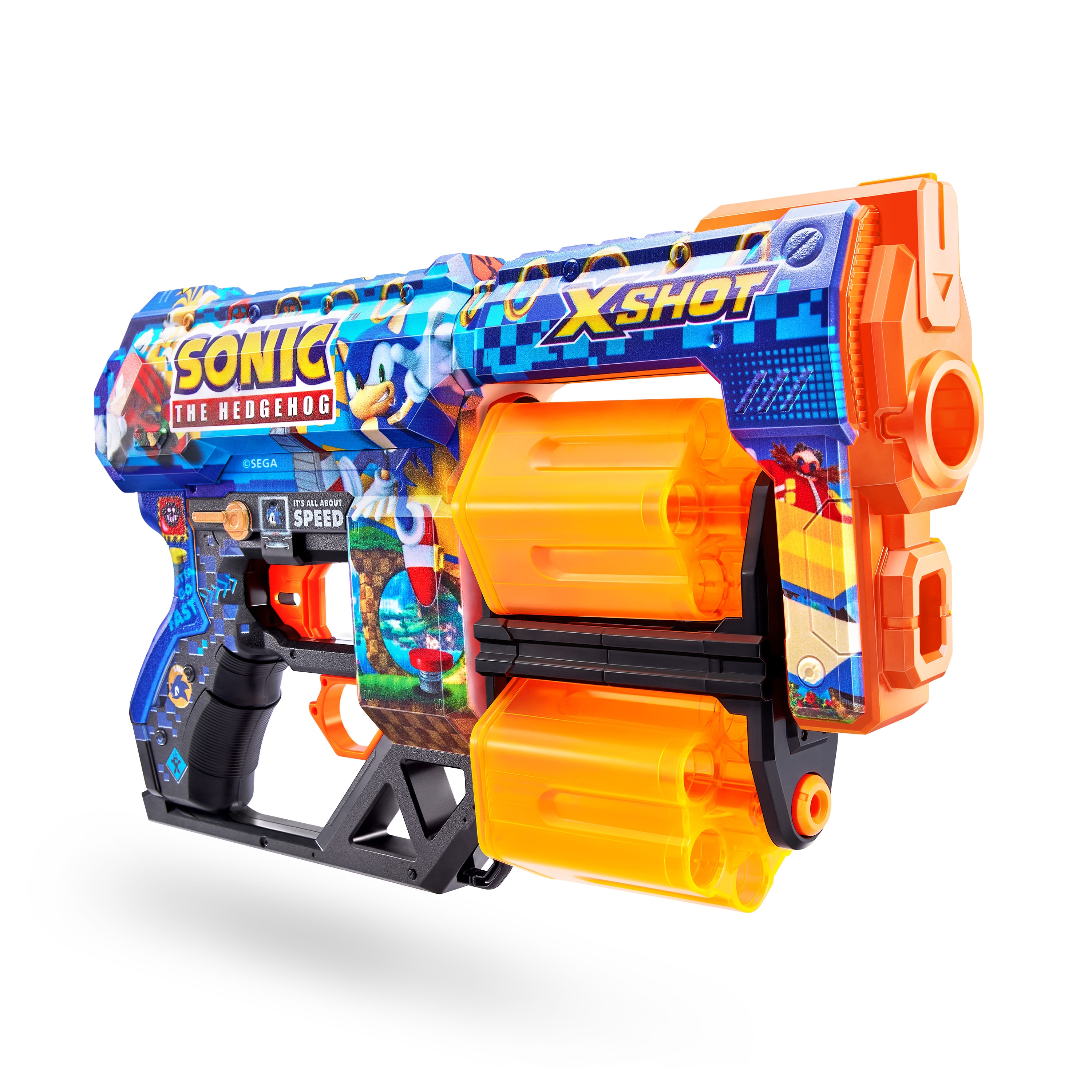 Lanzadora Dread Sonic Skins con 12 dardos X-Shot 13