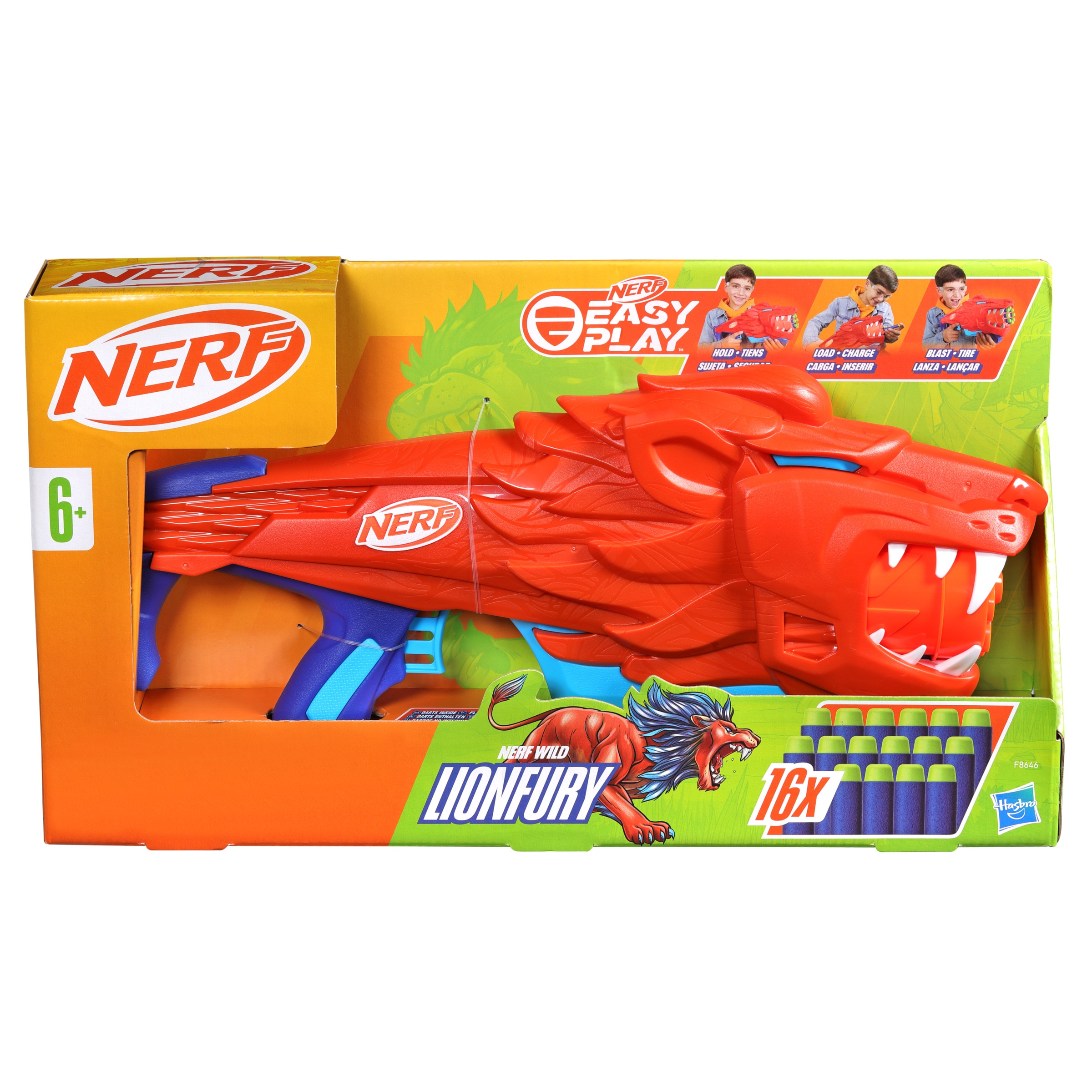Lanzador Junior Wild Lionfury Nerf 4