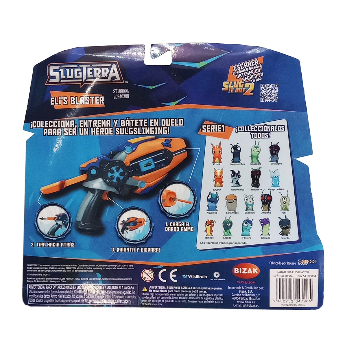 Pistola de juguete Slugterra Bizak 16