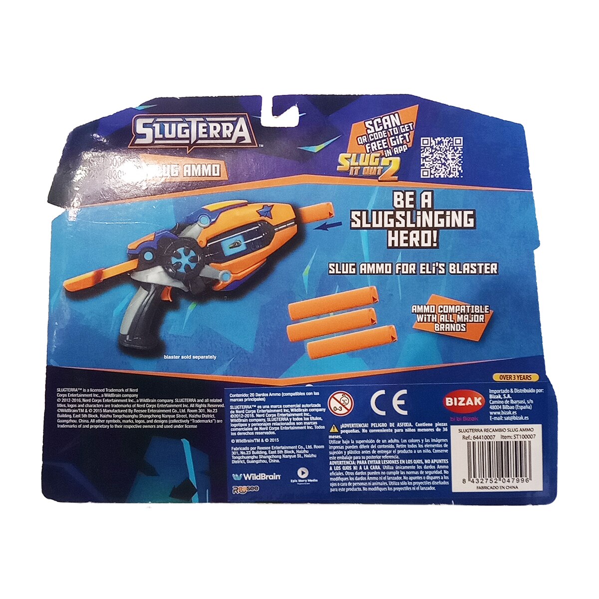 Pack de recambios 20 dardos para pistola Slugterra Bizak 3