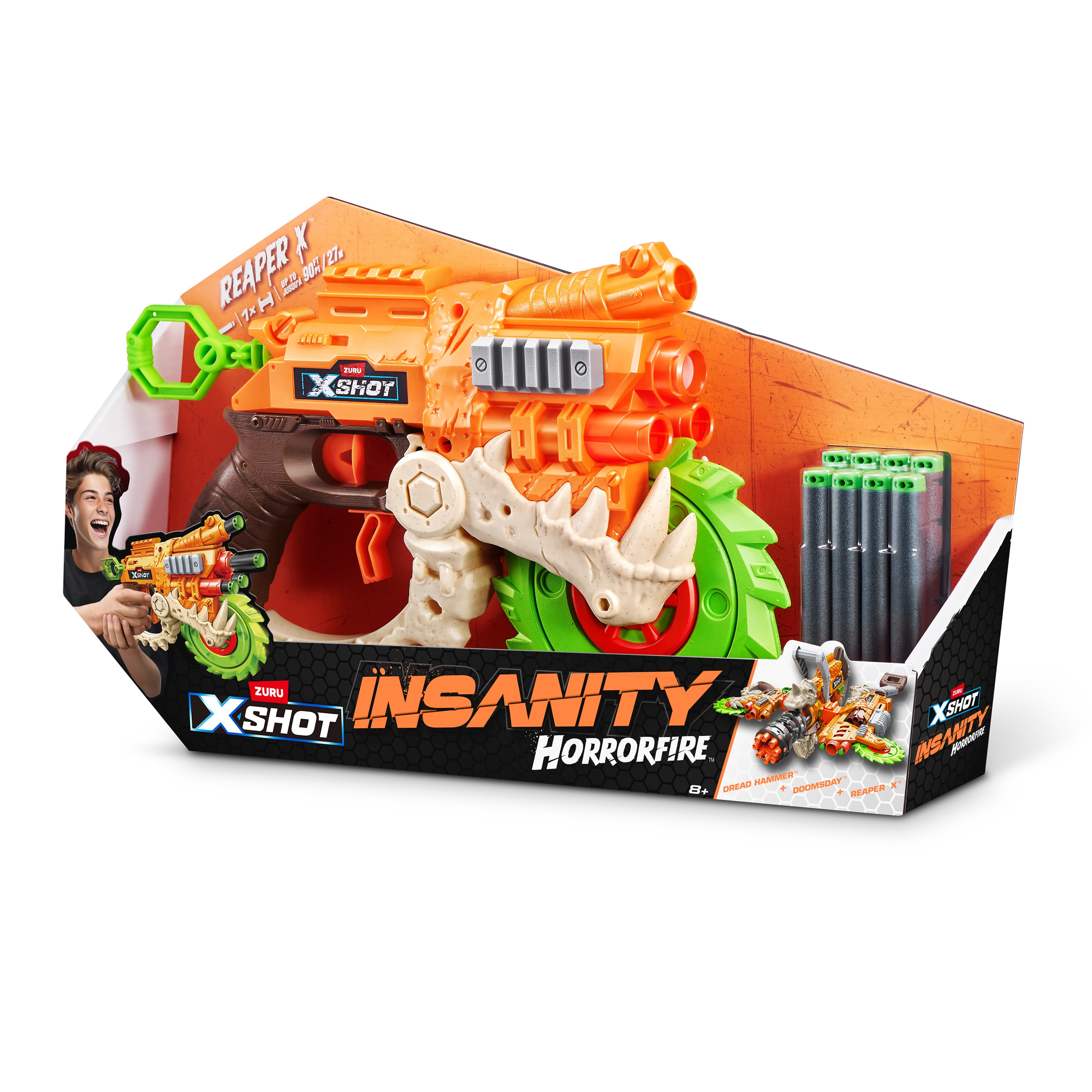 Lanzadardos Insanity Horrorfire Reaper (8 Dardos) Xshot 2