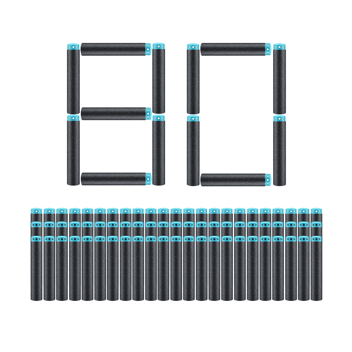 Pack 80 Dardos Xshot 2