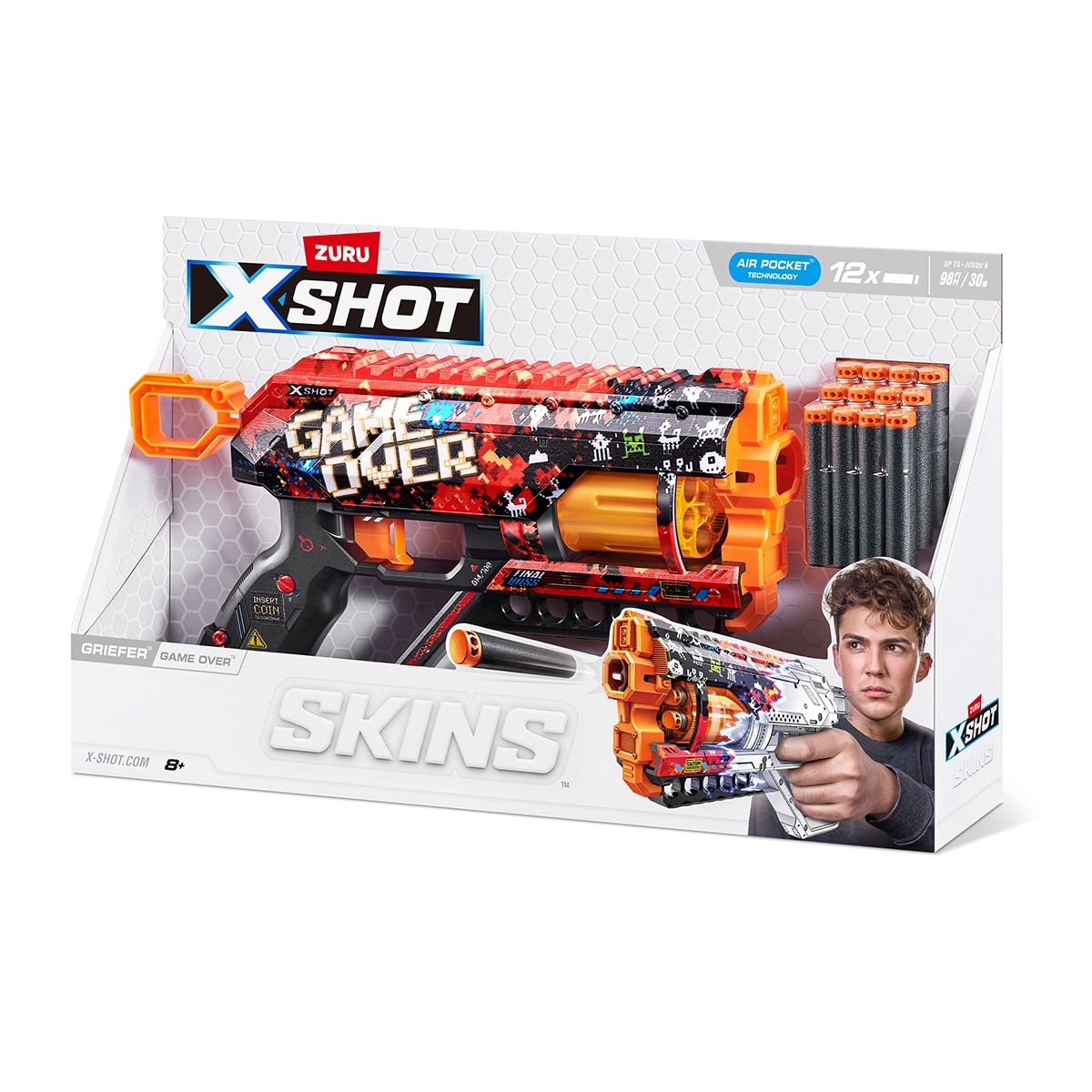 Lanzadardos Skins Griefer (12 Dardos) Xshot 11