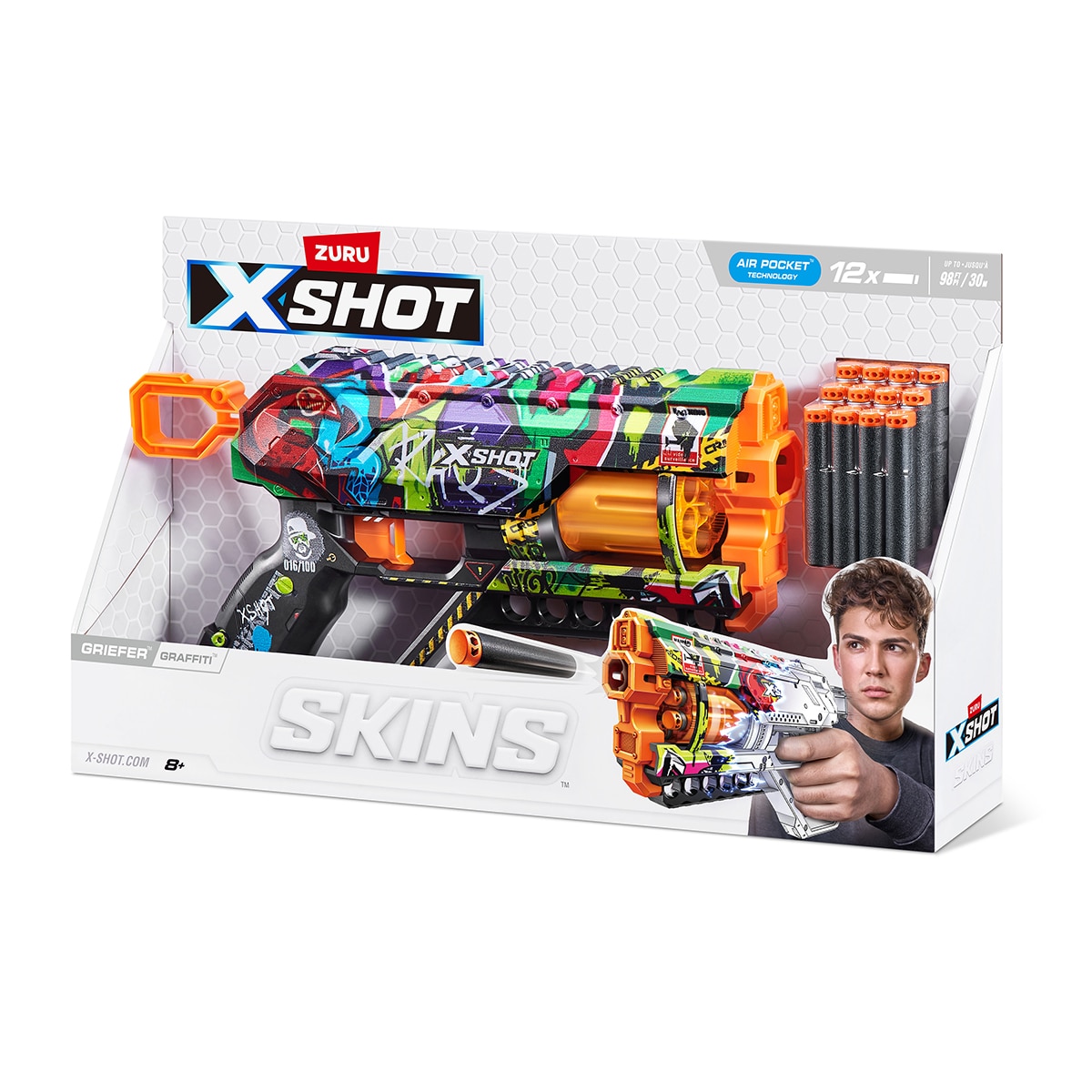 Lanzadardos Skins Griefer (12 Dardos) Xshot 13