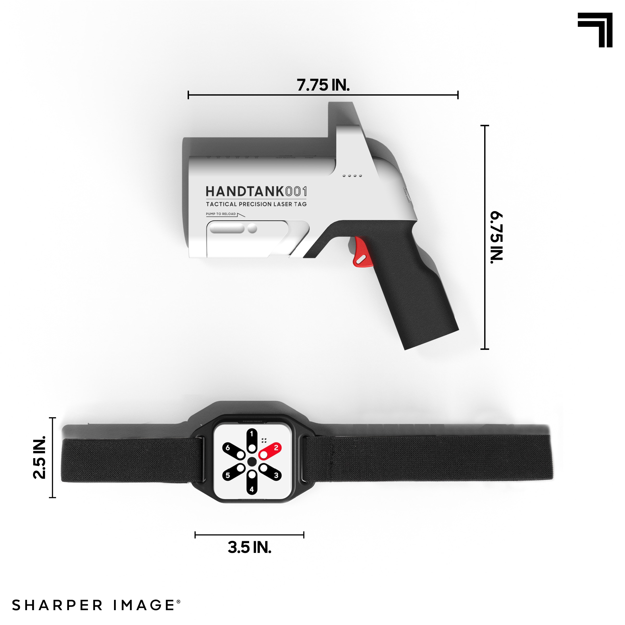 Pack de batalla Toy Laser Tag Sharper Image 6