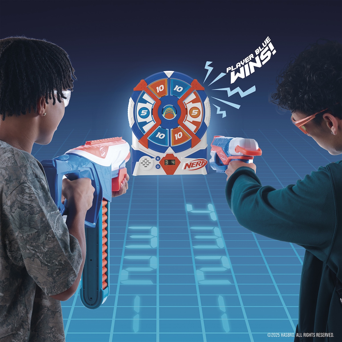 Blanco electrónico Bullseye Nerf 3
