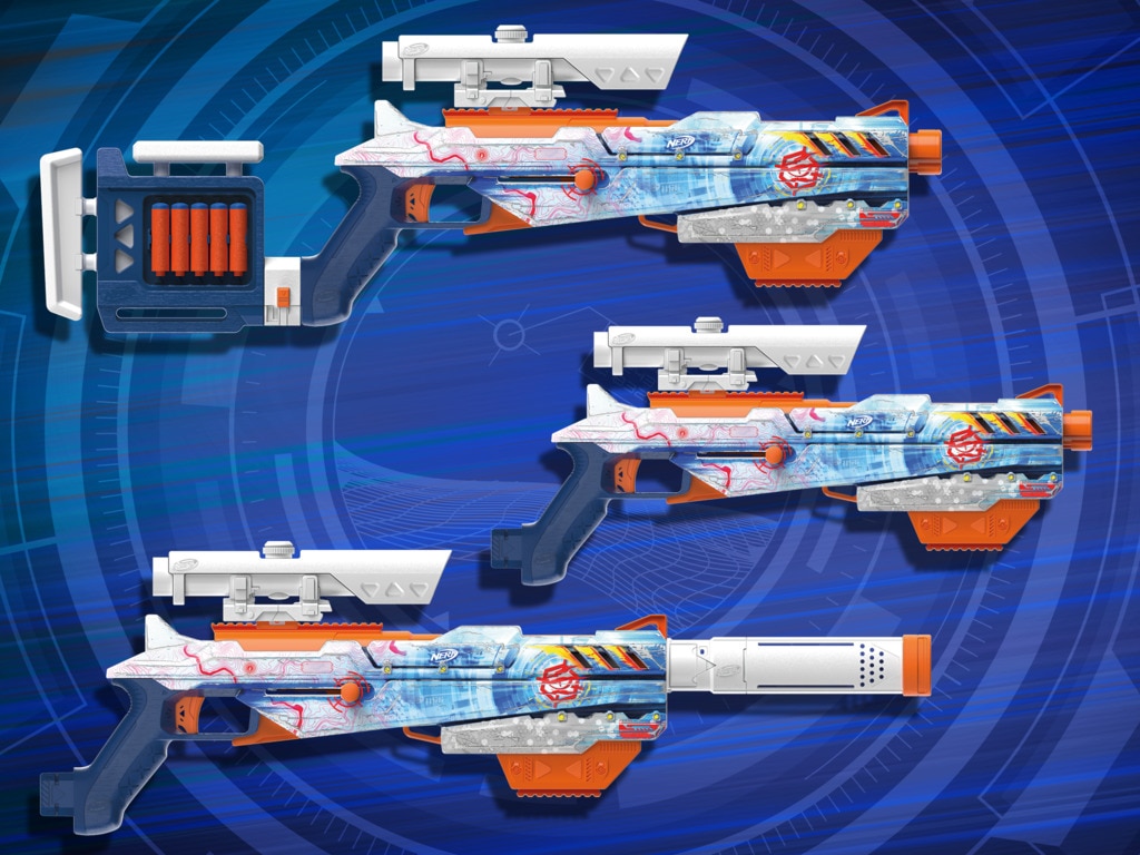 Lanzador Arctic Zerostrike Nerf 22