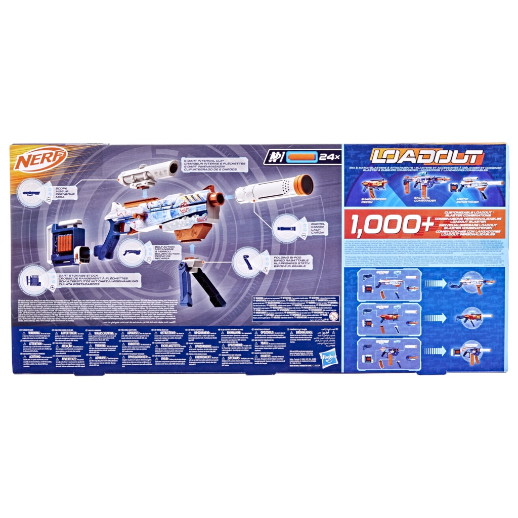 Lanzador Arctic Zerostrike Nerf 24
