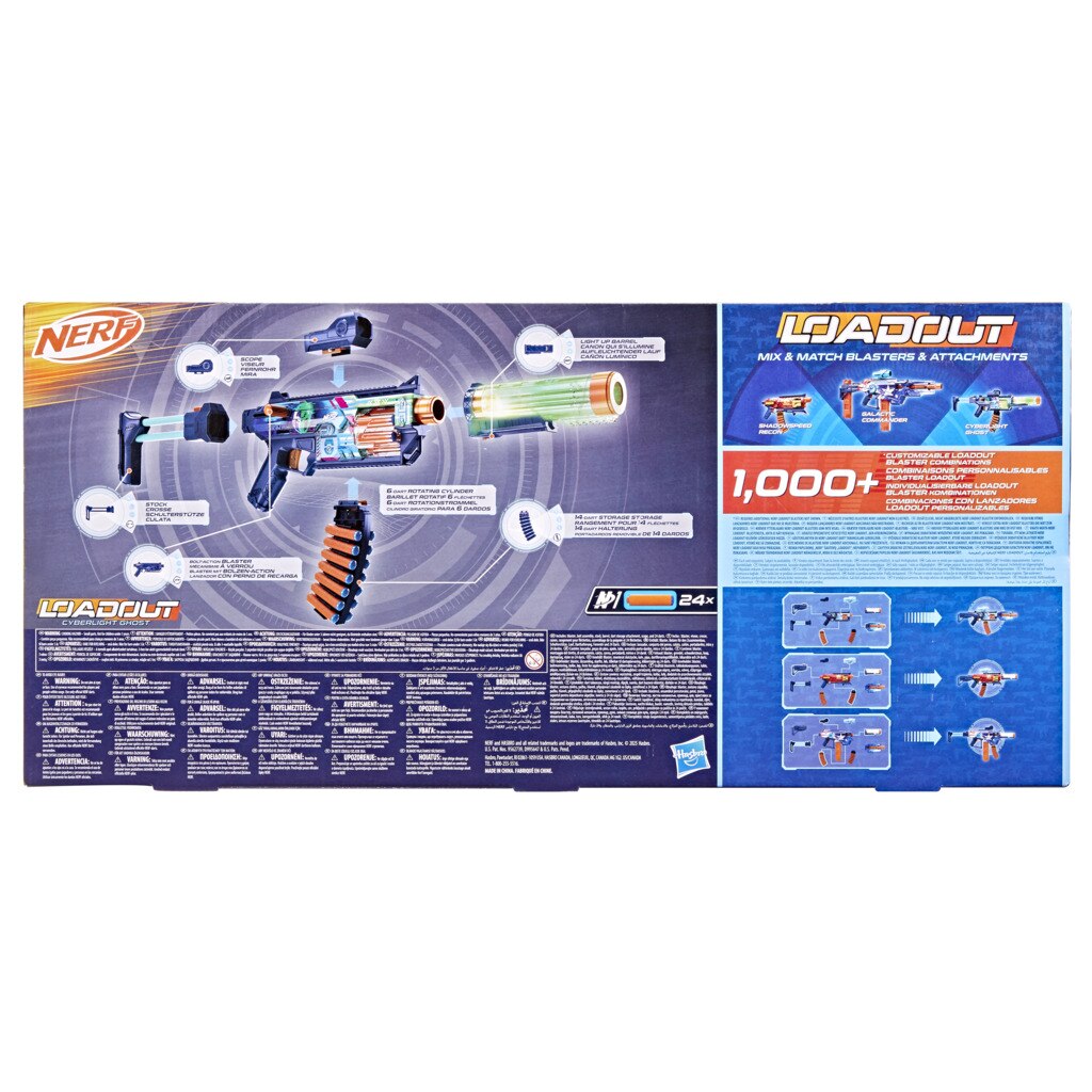Lanzador Cyberlight Ghost Nerf 19