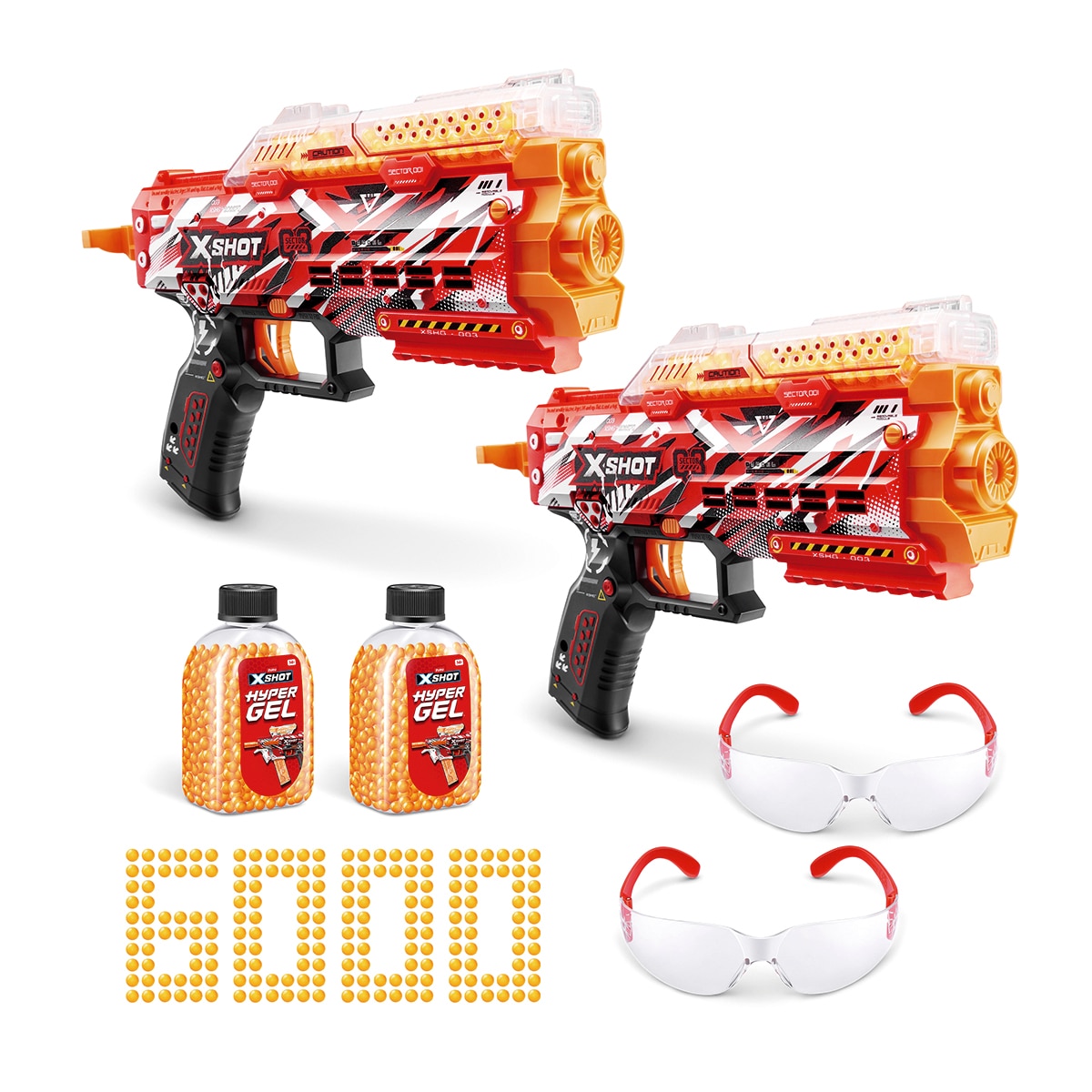 Imagen 0 de Pack 2 Lanzadoras Gel Stringer con 2.000 Bolas X-Shot