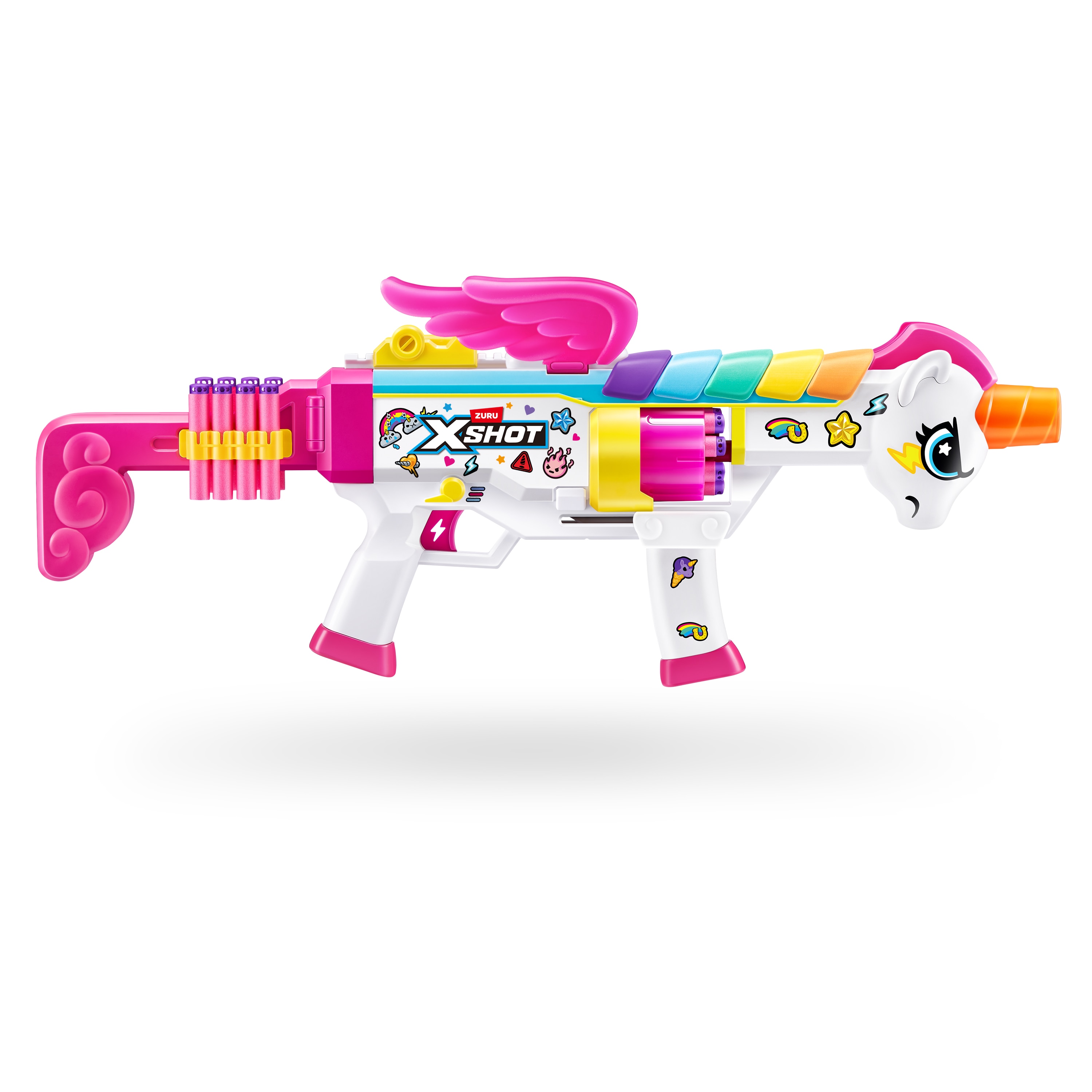 Lanzadora dardos de espuma Blastercorn Rizz X-Shot 3