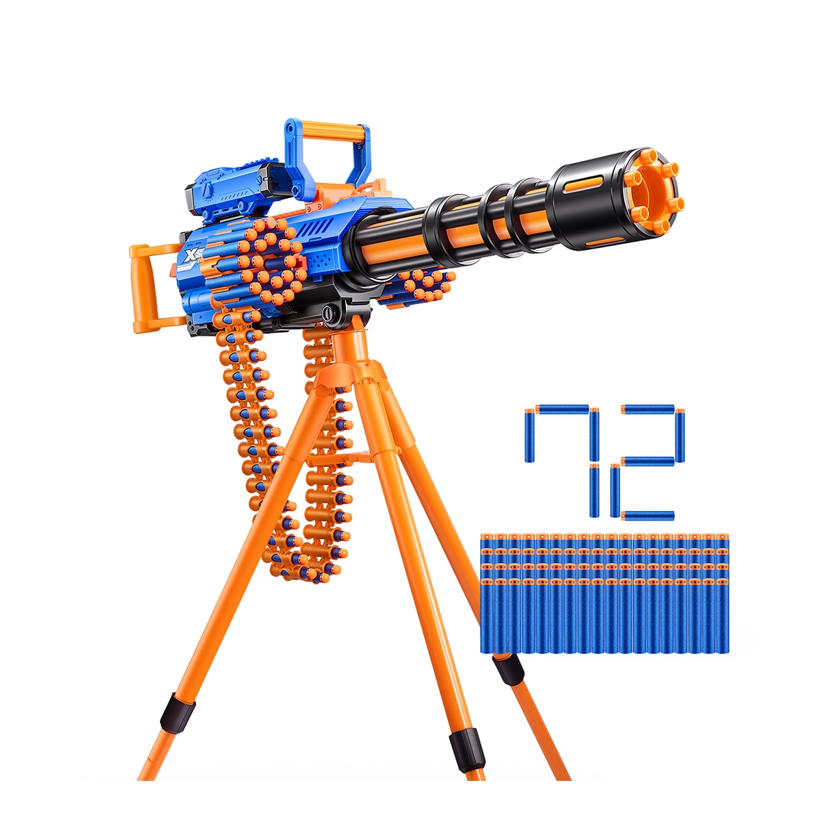 Imagen 0 de Lanzadora dardos espuma Insanity Motorized Rage Fire con 72 dardos X-Shot