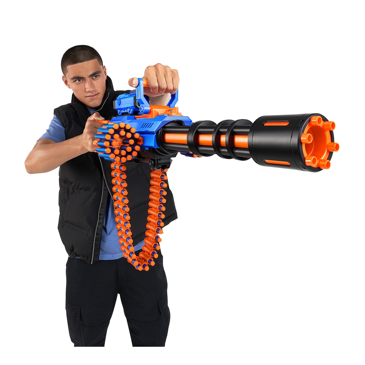 Lanzadora dardos espuma Insanity Motorized Rage Fire con 72 dardos X-Shot 3