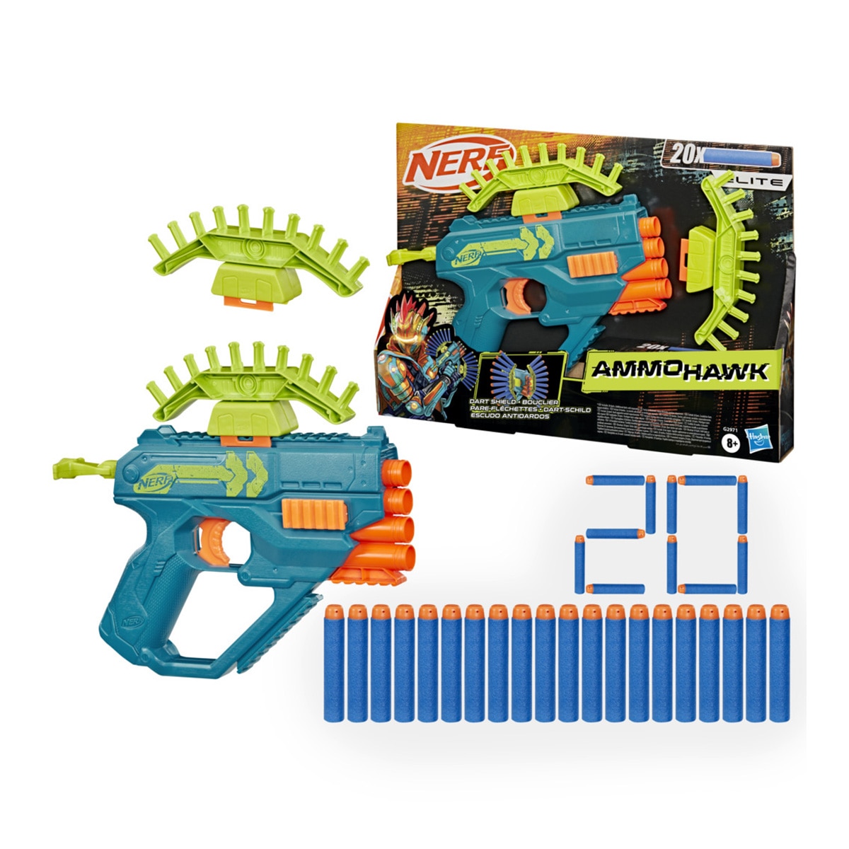Imagen 0 de Lanzador Nerf Rebel Ops Ammohawk Hasbro