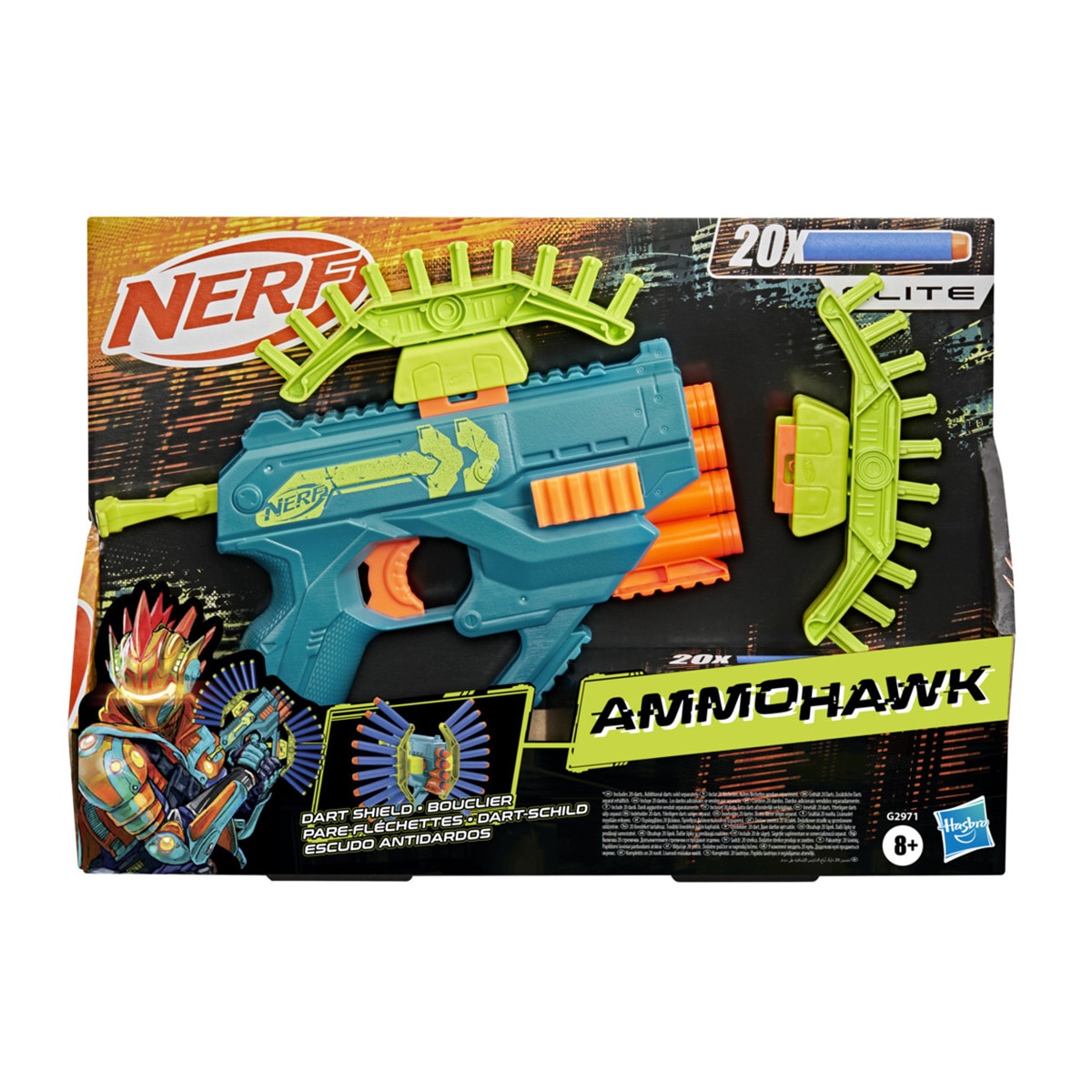 Lanzador Nerf Rebel Ops Ammohawk Hasbro 2