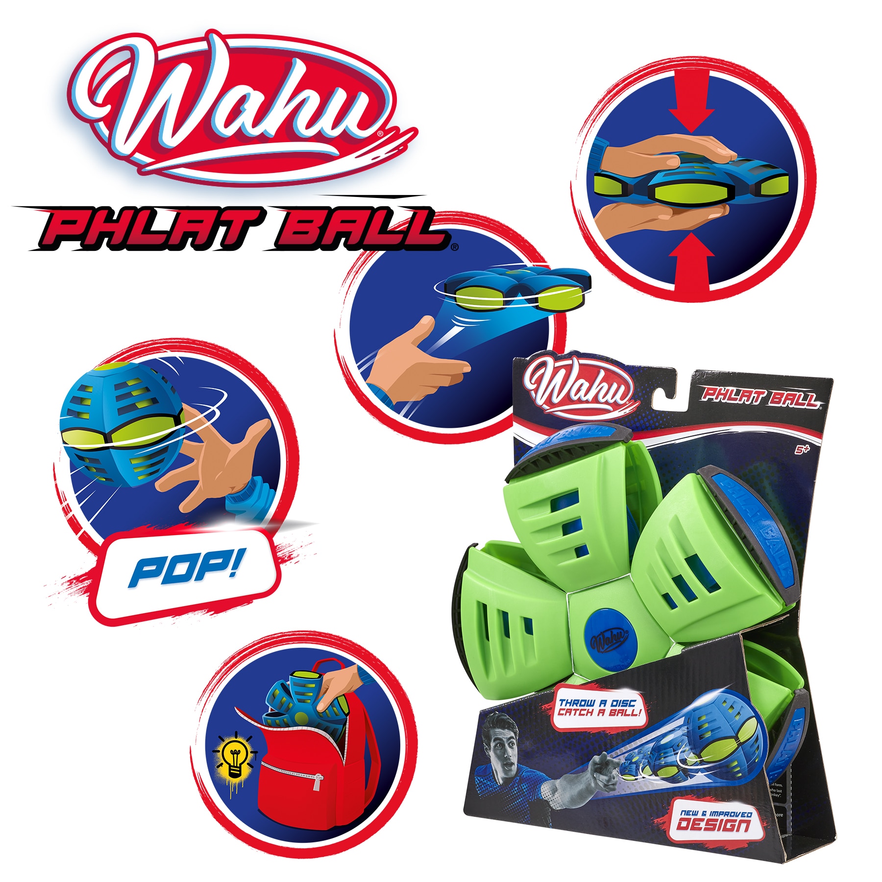 Juguete Bola o Disco Phlat ball 5
