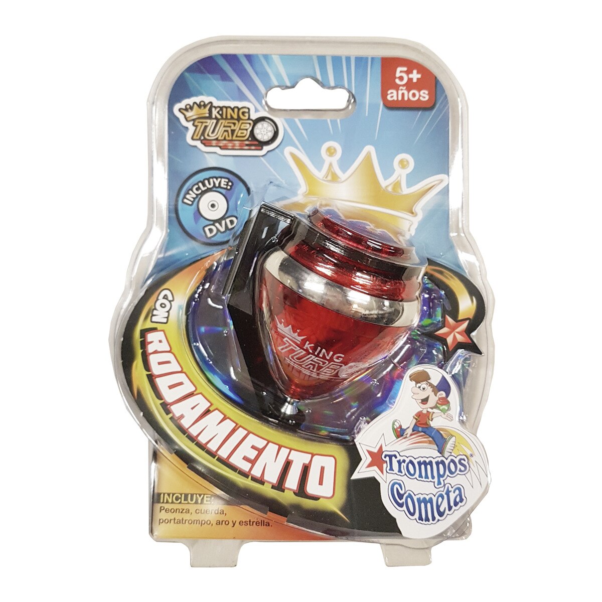 Imagen 0 de Peonza Turbo King + DVD