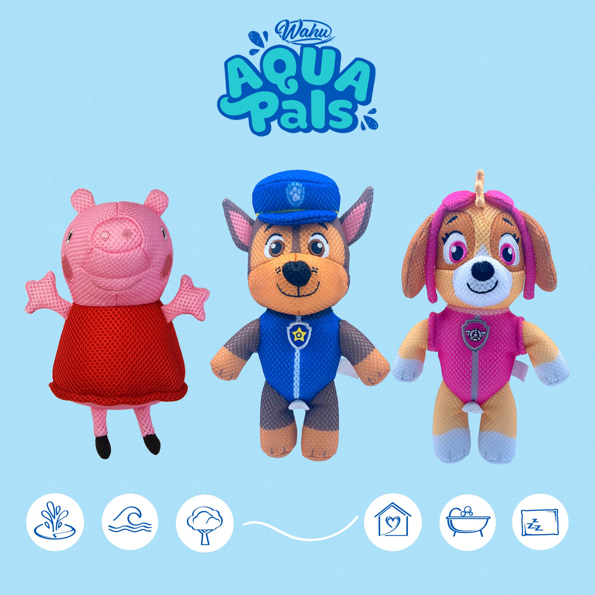 Aqua Pal Small 6 Unidades Wahu modelos surtidos 2
