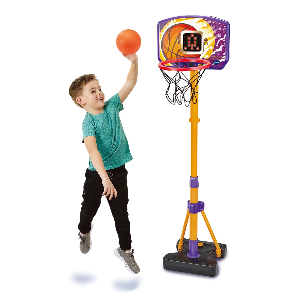 Canasta de baloncesto con pantalla electrónica Vtech 4