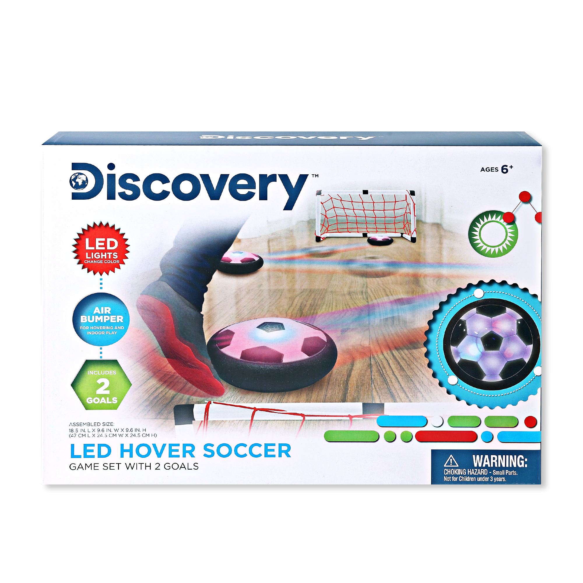 Set Disco Flotante Futbol Hover Discovery 6