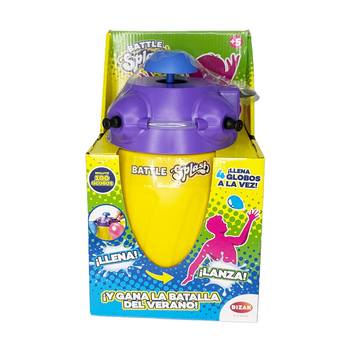 Hinchador de globos Battle Splash Bizak 7