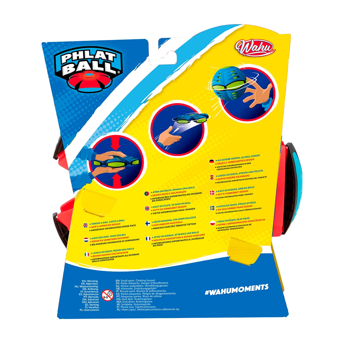 Disco y bola en uno Phlat Ball dos colores disponibles Bizak 2