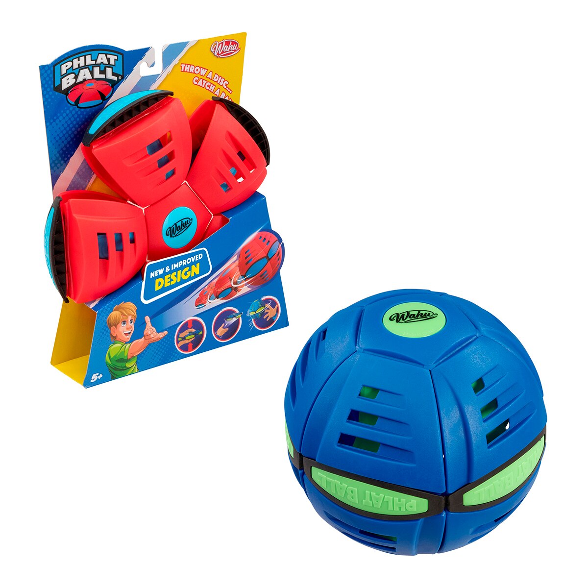 Disco y bola en uno Phlat Ball dos colores disponibles Bizak 4
