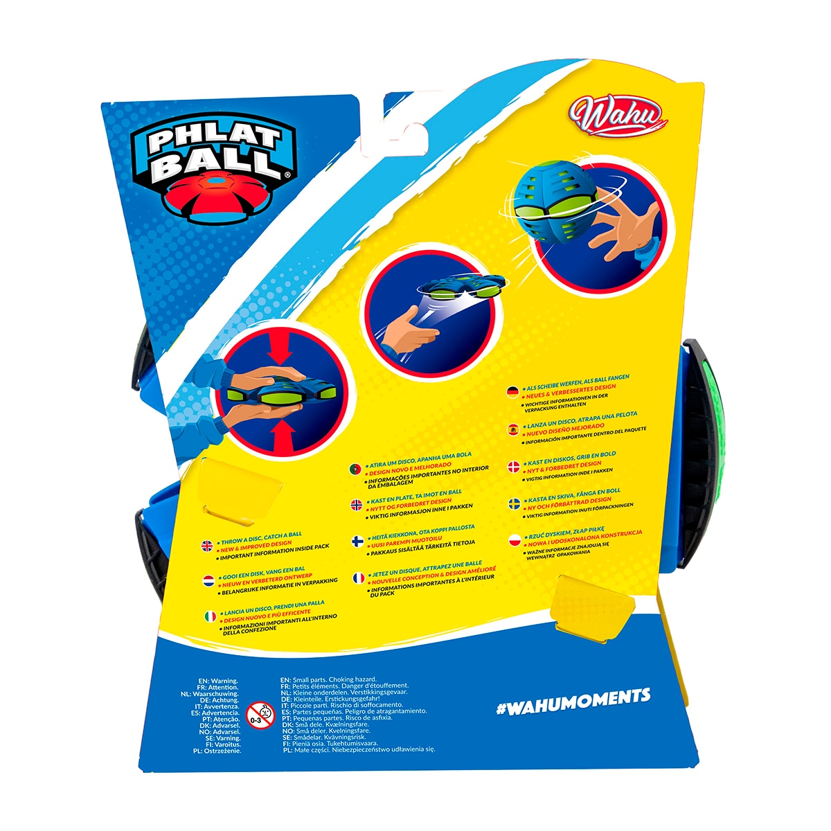 Disco y bola en uno Phlat Ball dos colores disponibles Bizak 8