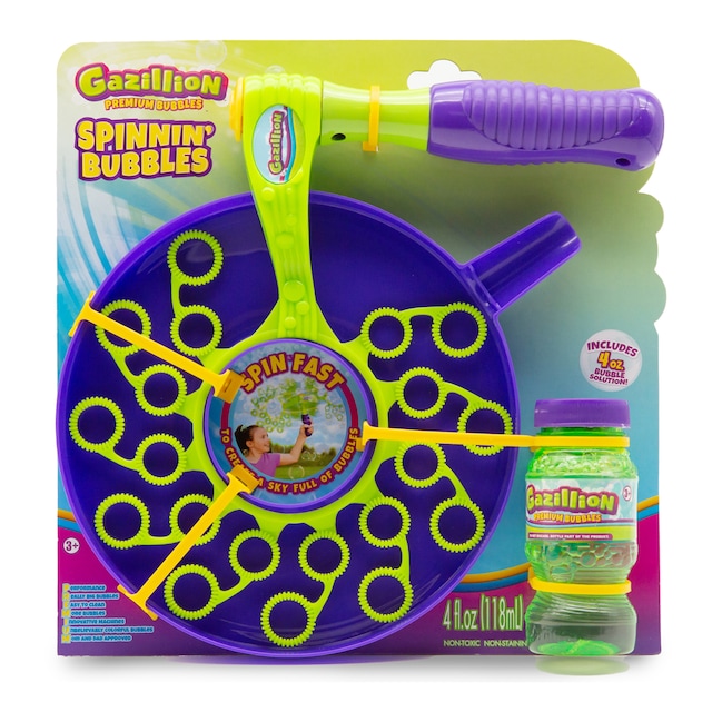 Varita de pompas giratoria Spinnin Bubbles