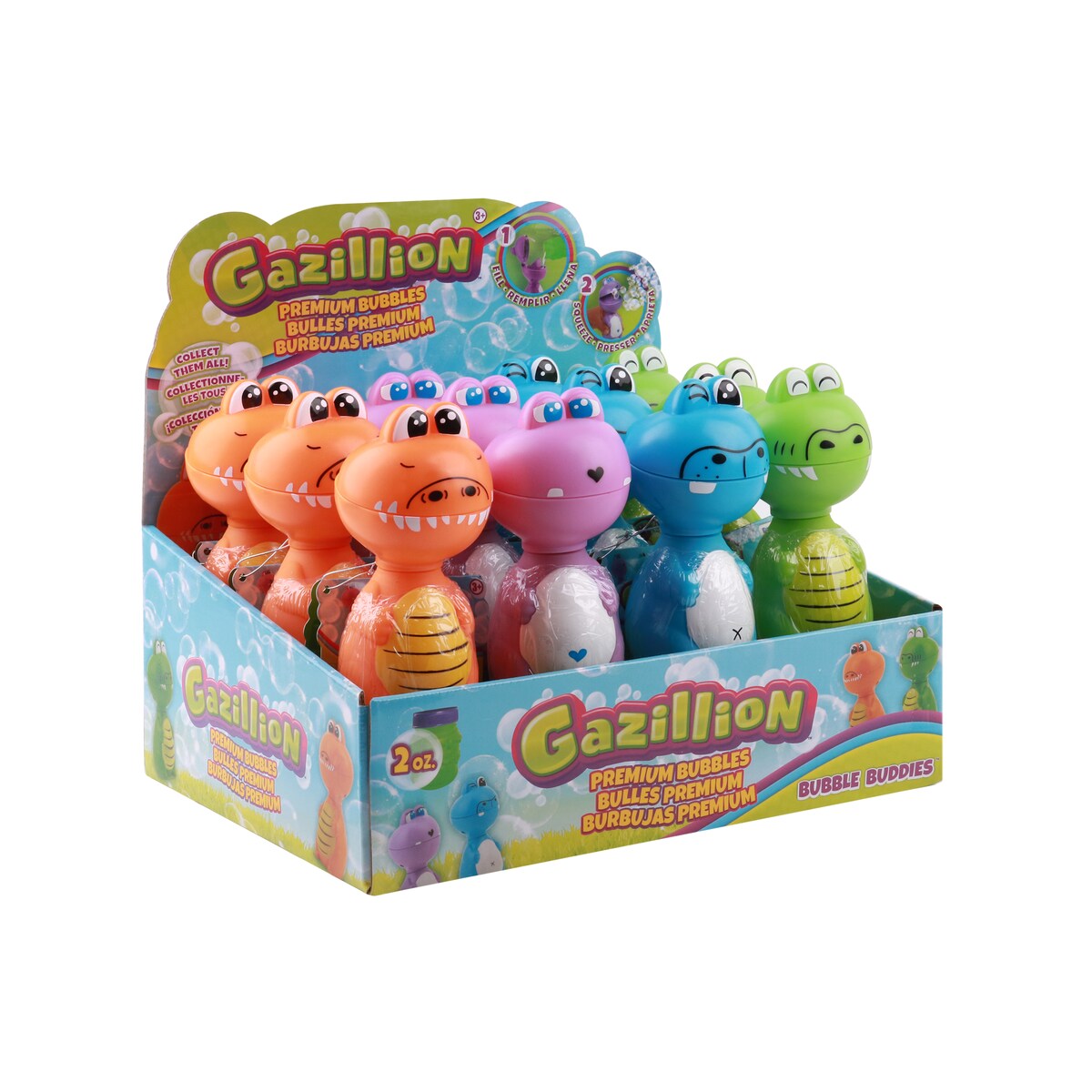 Mascotas de pompas con solución de 57 ml Bubble Pets modelos surtidos 2