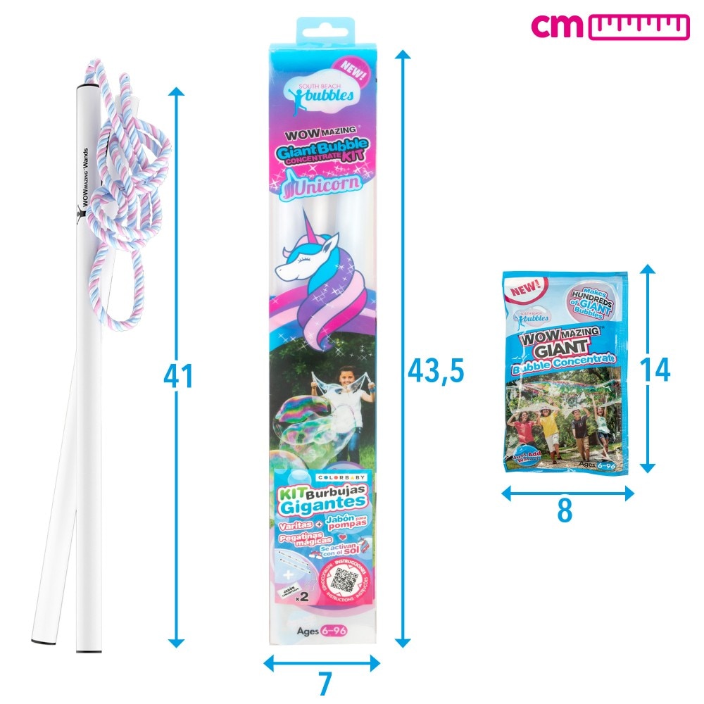 Crea Pompas Gigantes Unicornio Wowmazing 7