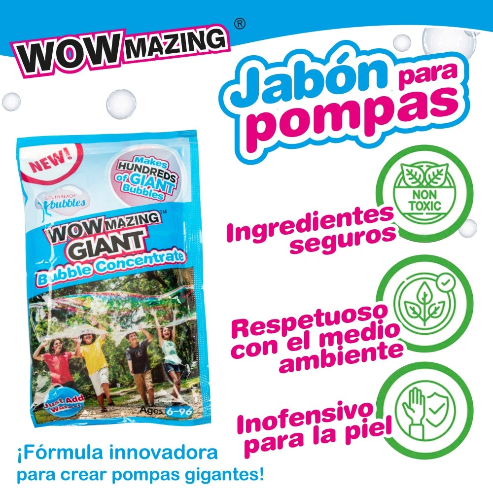 3 Sobres Pompas Gigantes Wowmazing 3