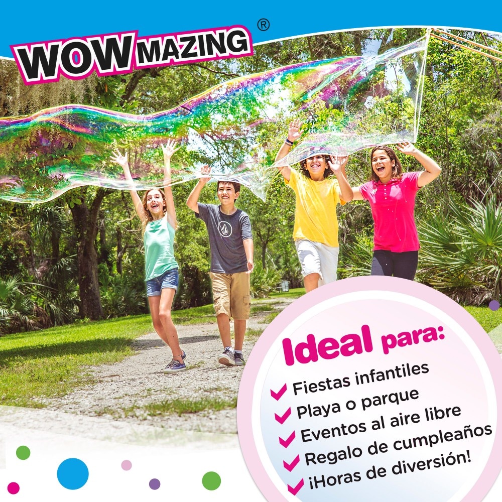 3 Sobres Pompas Gigantes Wowmazing 4