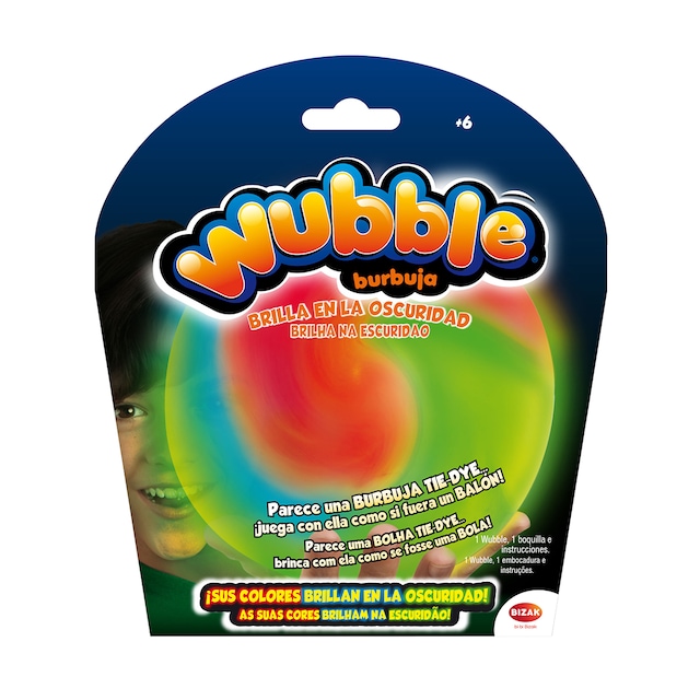 Burbuja Wubble Brillo en La Oscuridad